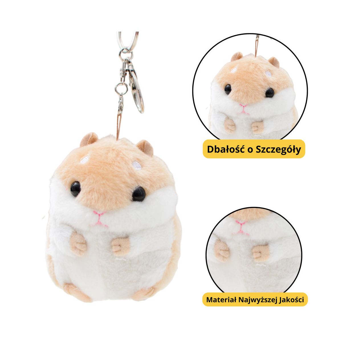 Brelok Chomik pluszowy 10cm Lean (13791)