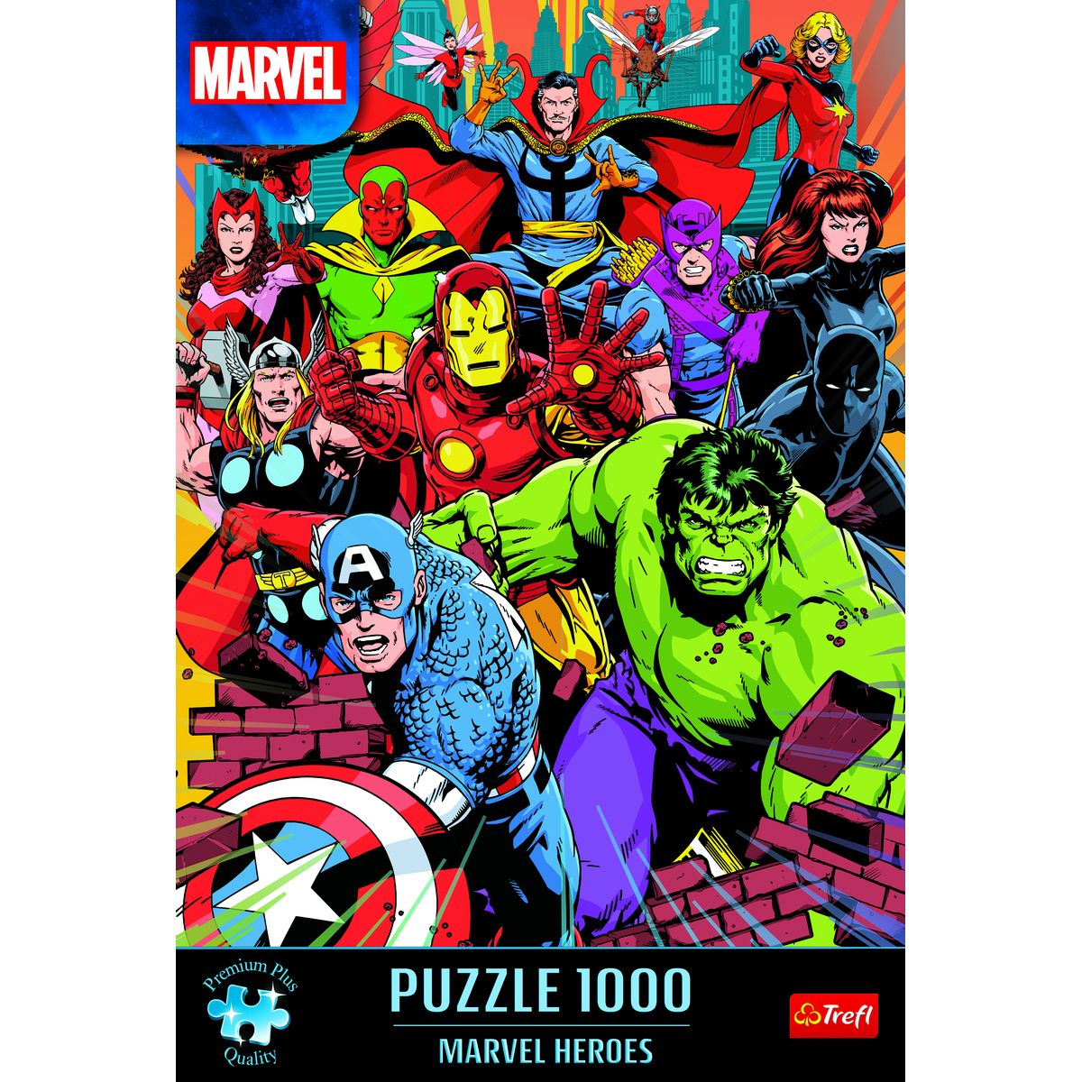 Puzzle Trefl Premium Plus Marvel Heroes 1000 el. (10881)