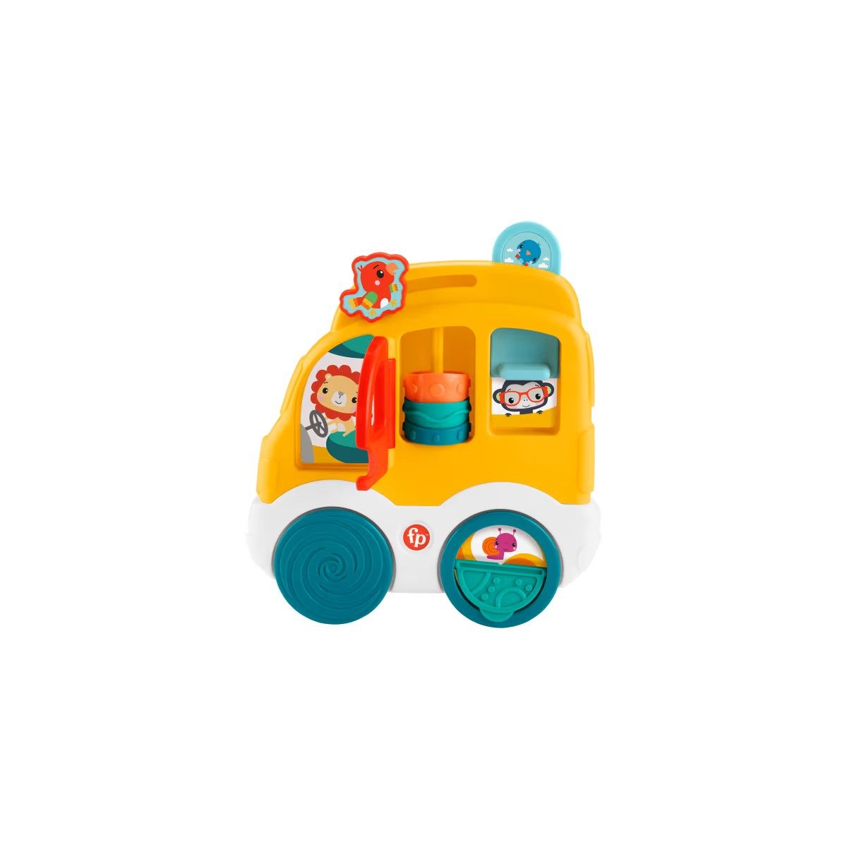 Zabawka edukacyjna Fisher Price aktywny domek/samochód (HXK32)