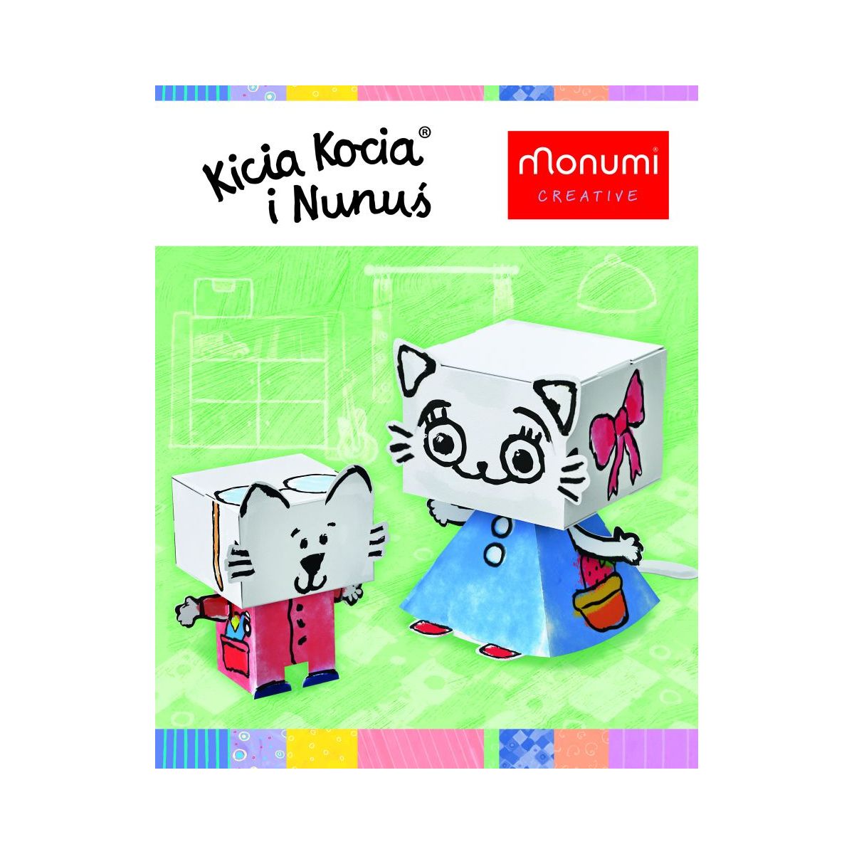 Kolorowanka Kicia Kocia i Nunuś Monumi (M MKK-000101)