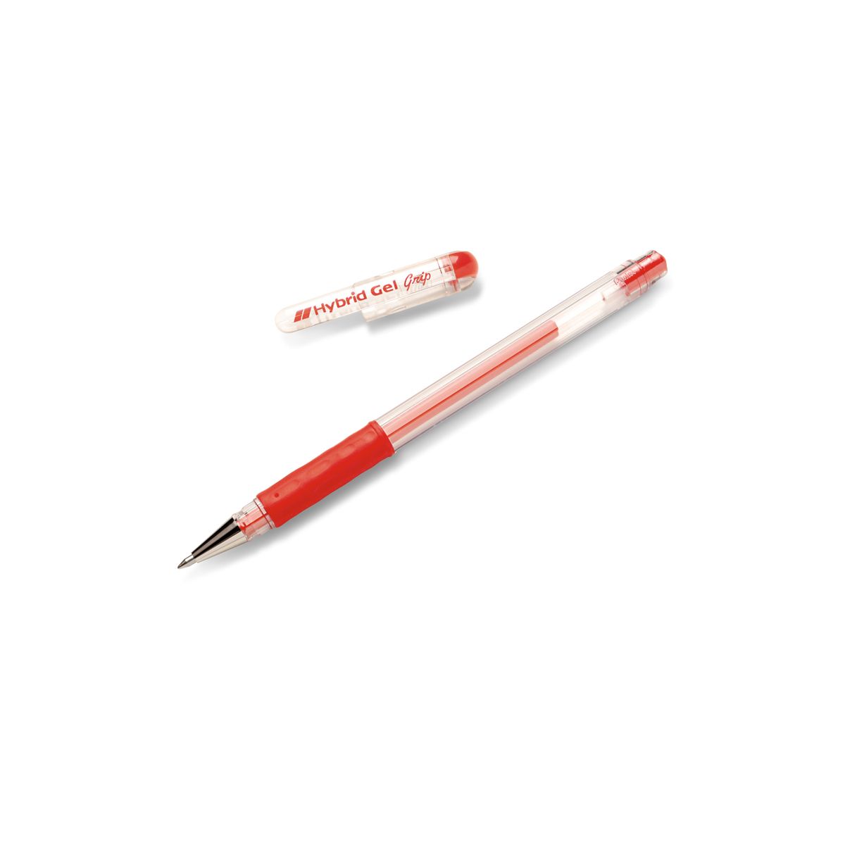 Długopis żelowy Pentel czerwony 0,6mm (K116)