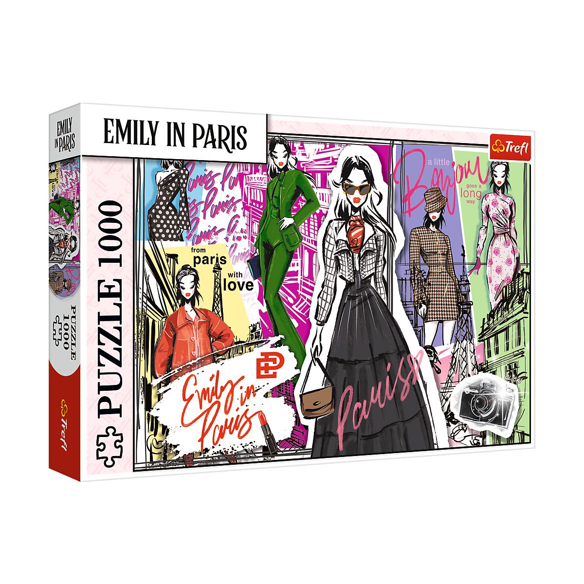 Puzzle Emily W Paryżu Modowe Inspiracje 1000 el. Trefl (10967)