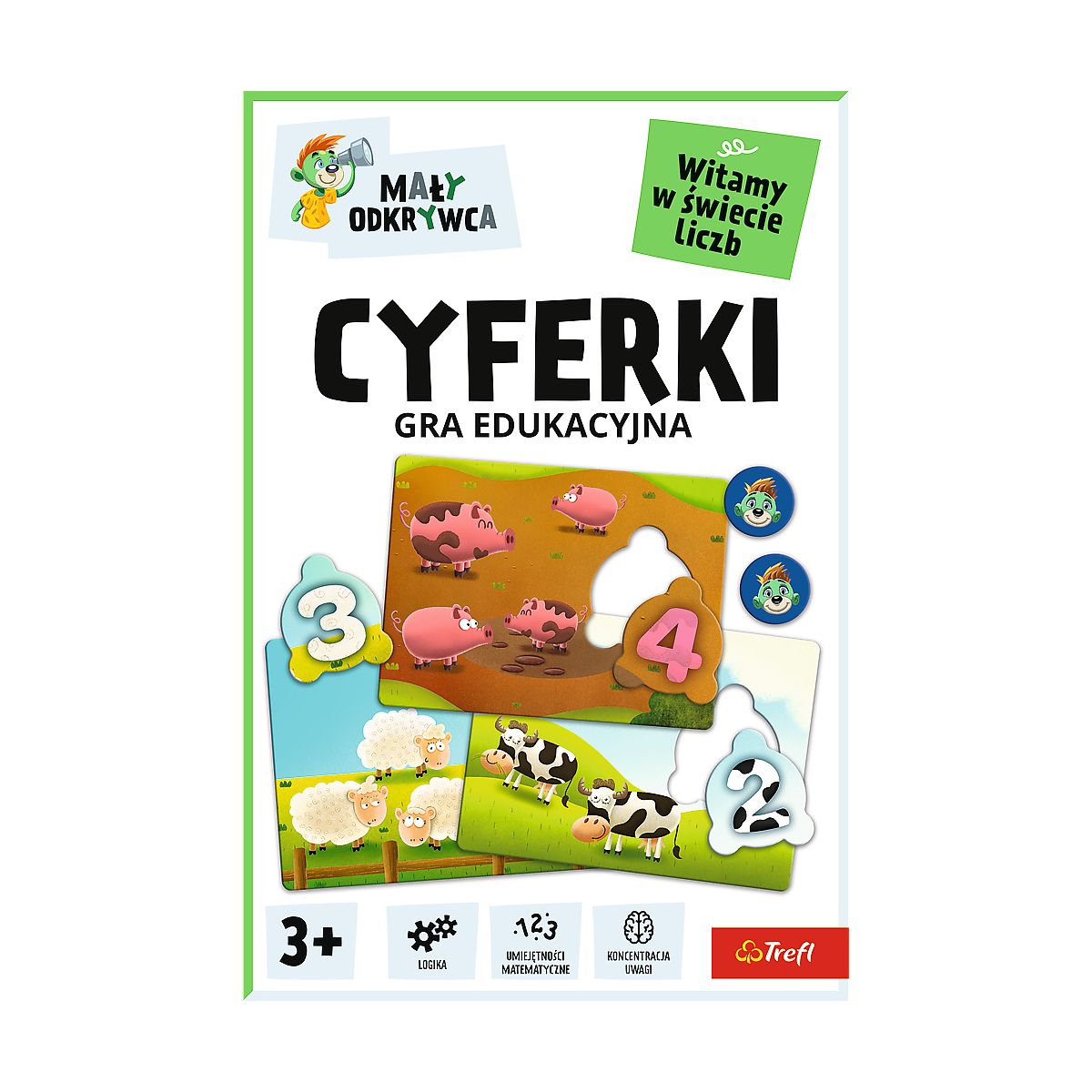 Gra edukacyjna Trefliki Cyferki Trefl (02810)