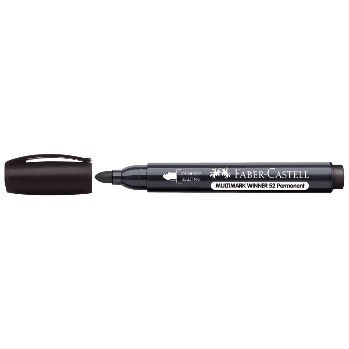 Marker permanentny Faber Castell czarny okrągła końcówka (157899)