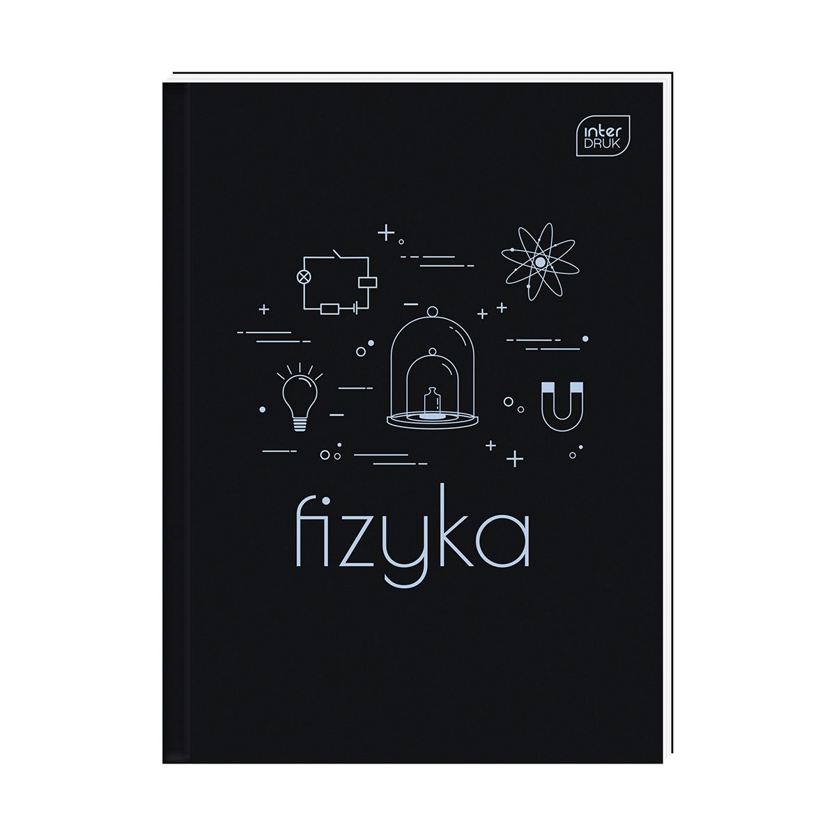 Brulion fizyka A5 80k. 70g krata Interdruk