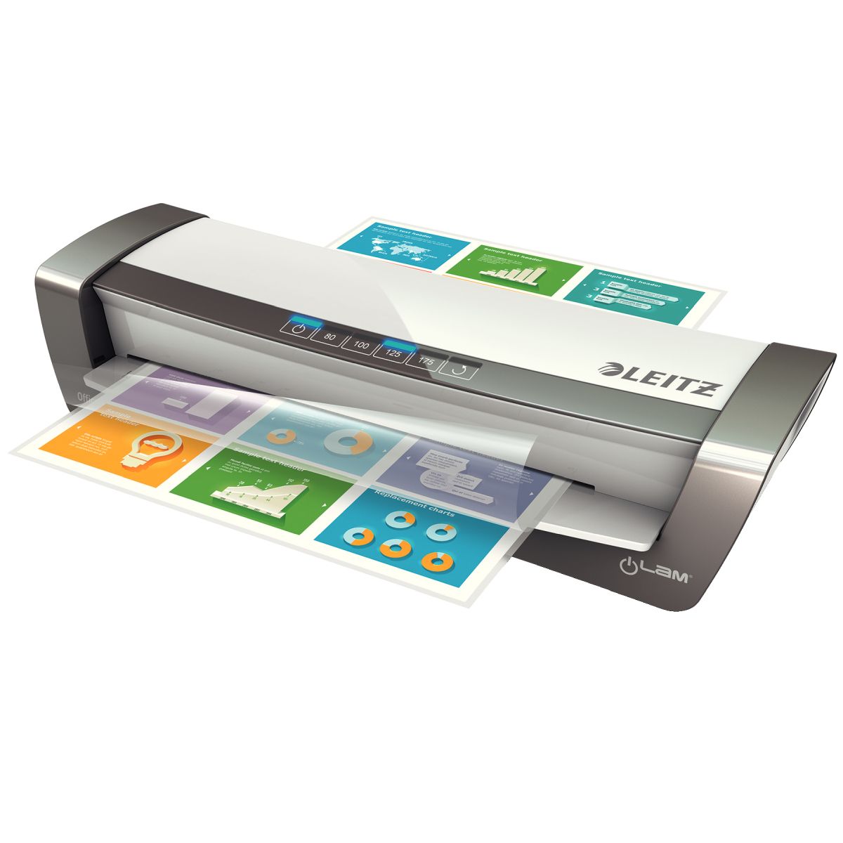 Laminator Leitz iLAM Office Pro A3 biało-szary (75180084)