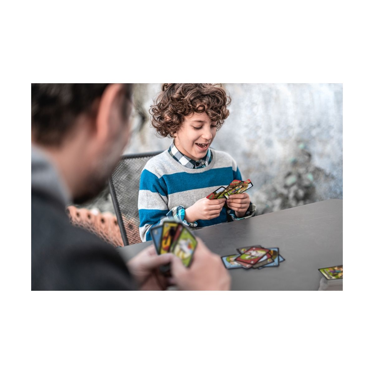 Gra karciana Minecraft Uno Junior Mattel (FPD61)