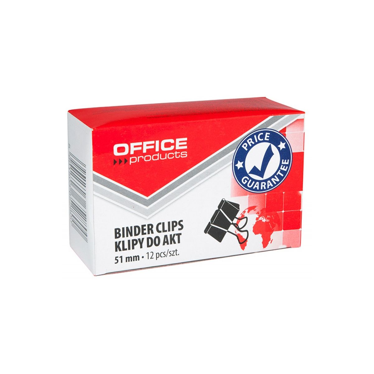 Klipy Office Products 51mm czarny (18094119-05)