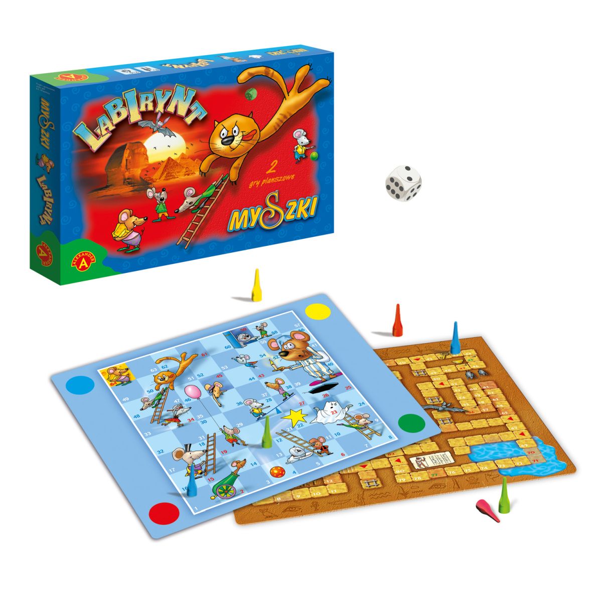 Gra planszowa myszki, labirynt Alexander (5906018000481)