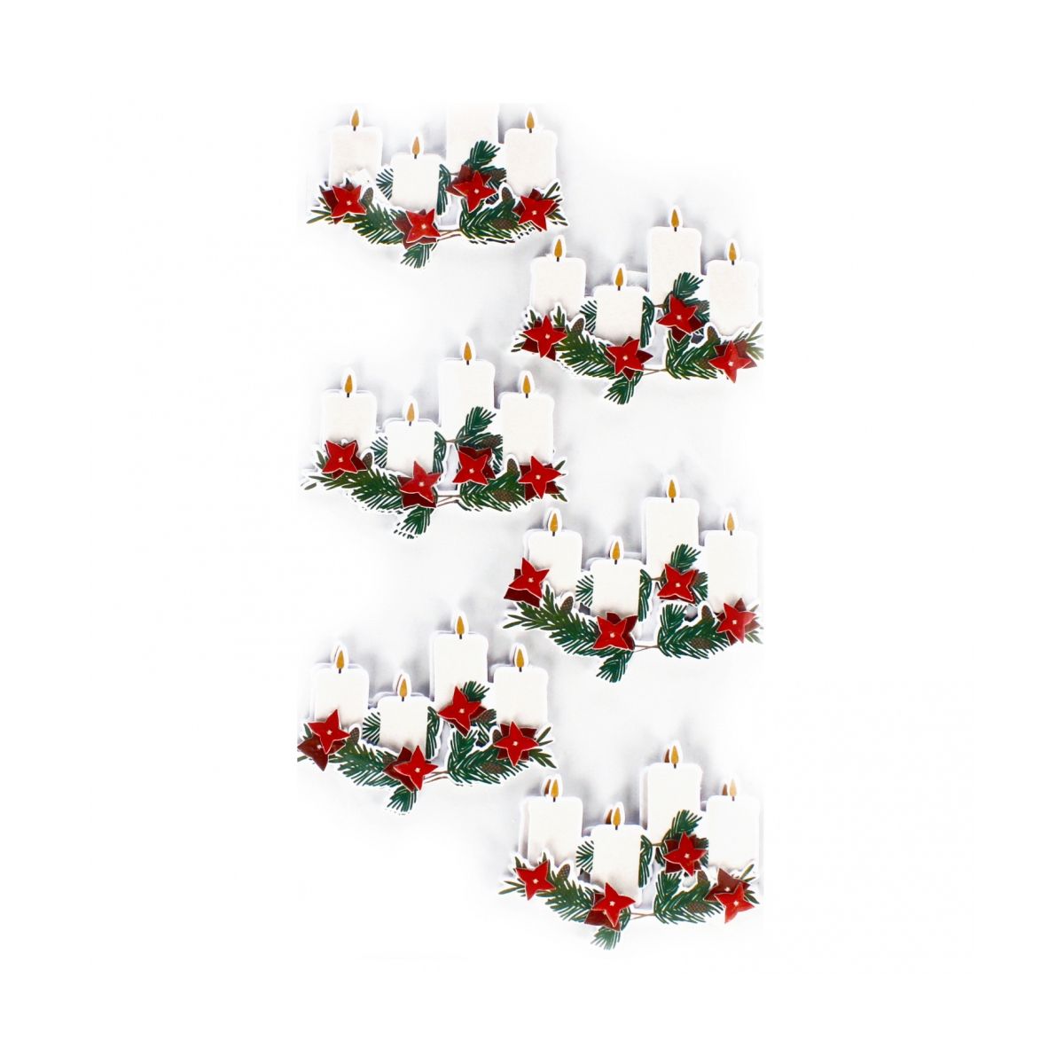 Naklejka (nalepka) Świece 3D Craft with Fun (501765)