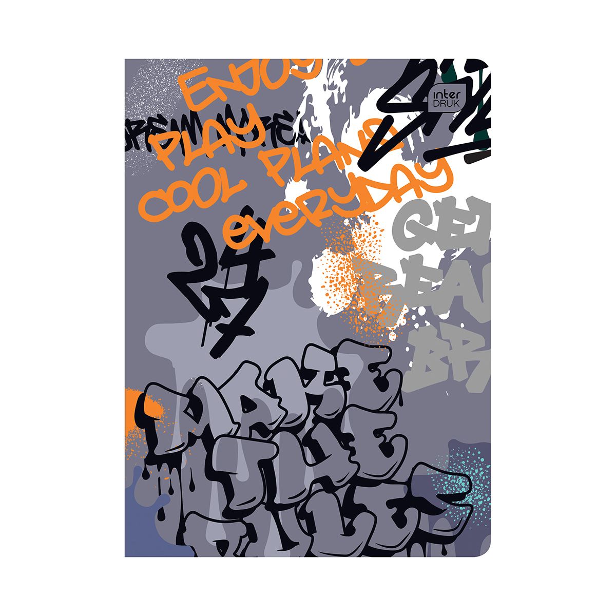 Zeszyt URBAN A5 32k. 70g krata Interdruk