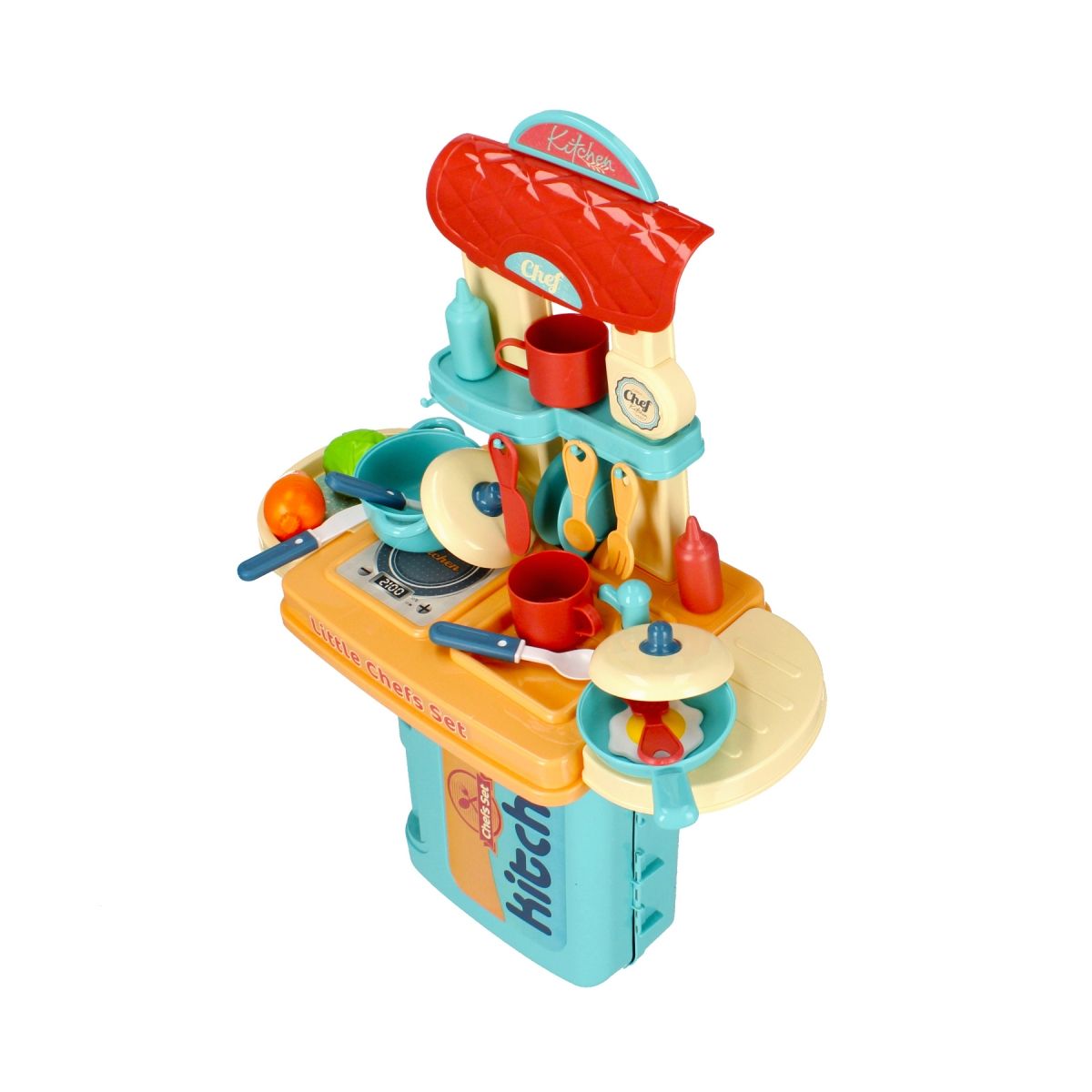 Kuchnia zabawkowa 3w1 z akcesoriami Mega Creative (482749)