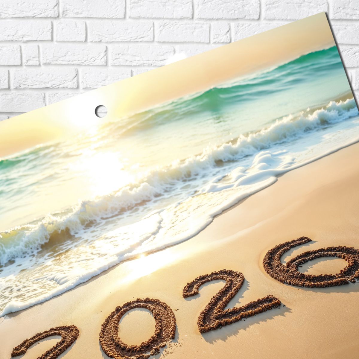 Kalendarz ścienny (401000) k:2915-377 PLAŻA 310mm x 790mm Press