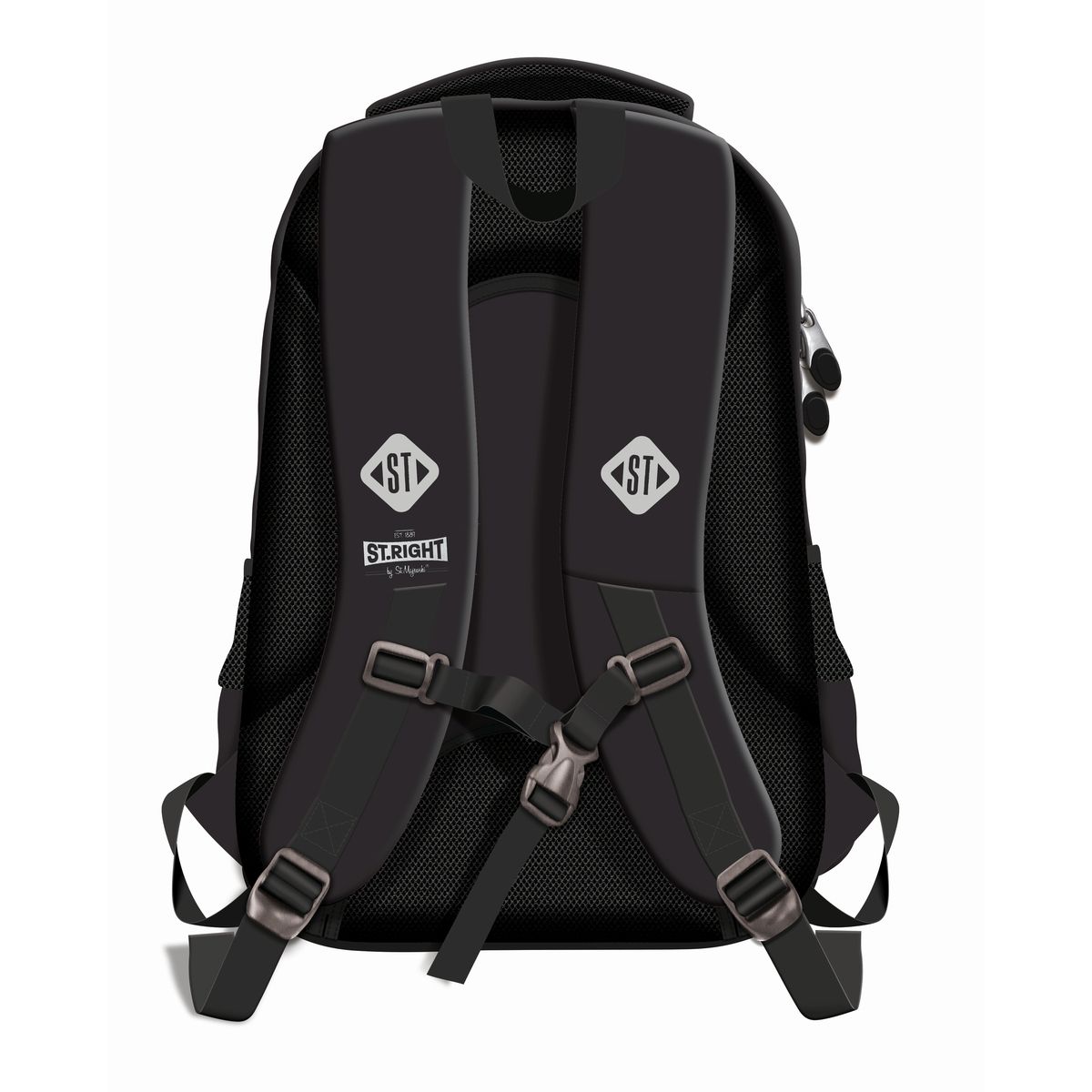 Plecak BLACK VINTAGE 3-KOMORY St.Right (BP-77)