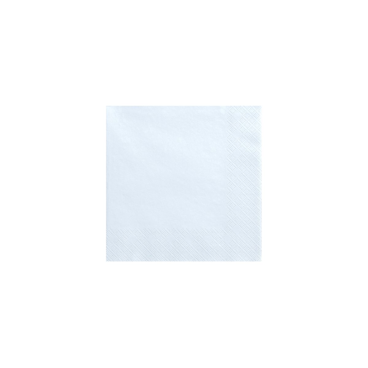 Serwetki j.błękit papier [mm:] 330x330 Partydeco (SP33-1-011J)