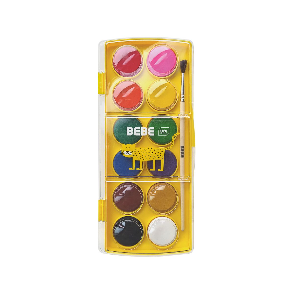 Farby akwarelowe BB KIDS 12 kolor. Bebe