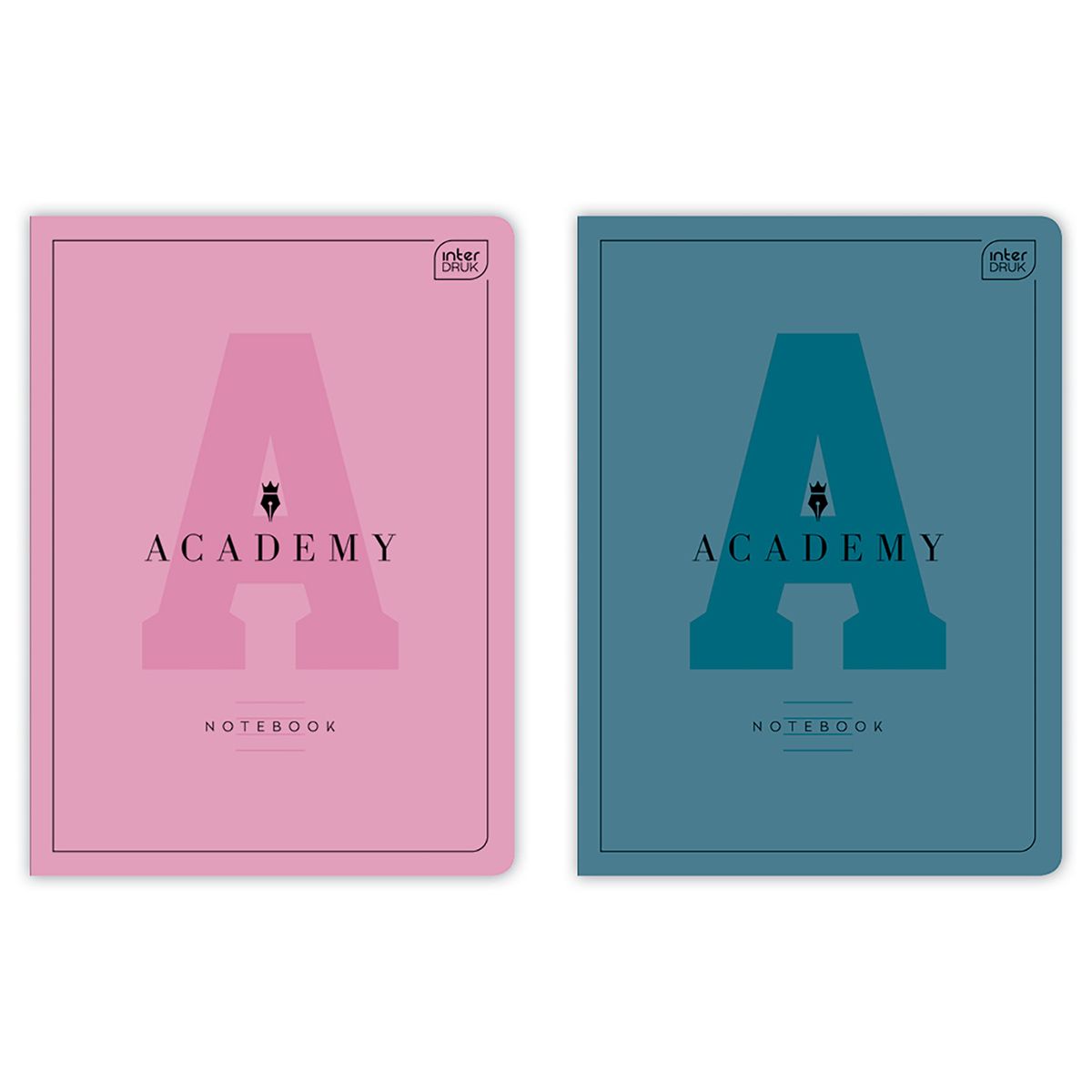 Zeszyt Academy Hybrid A4 60k. 60g linia Interdruk