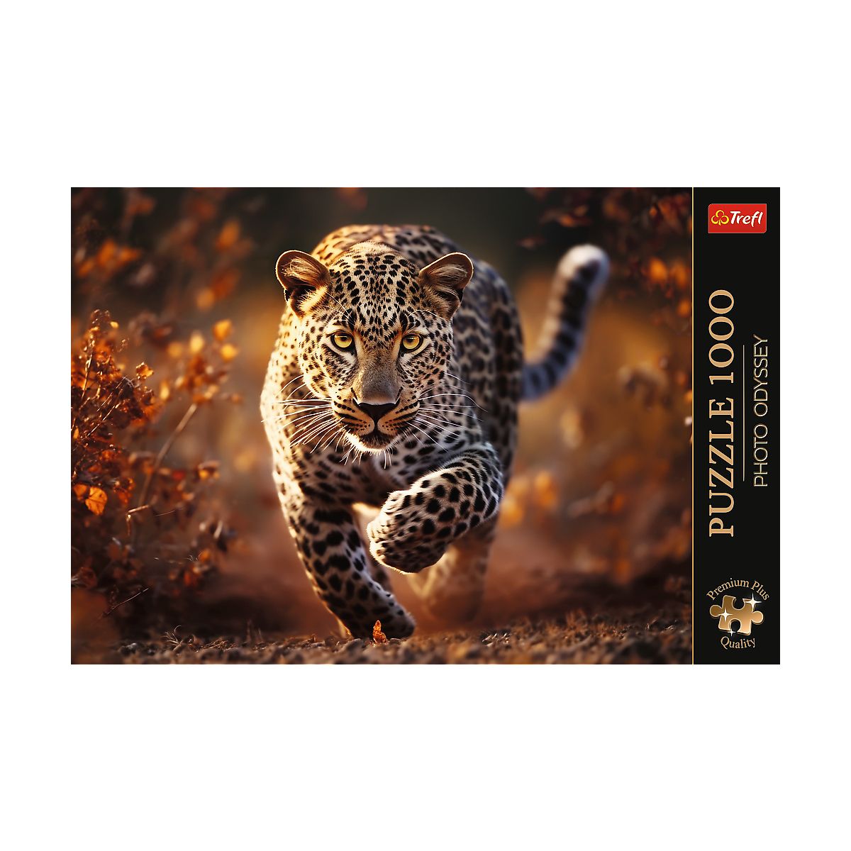 Puzzle Trefl Premium Plus Dziki Leopard 1000 el. (10818)