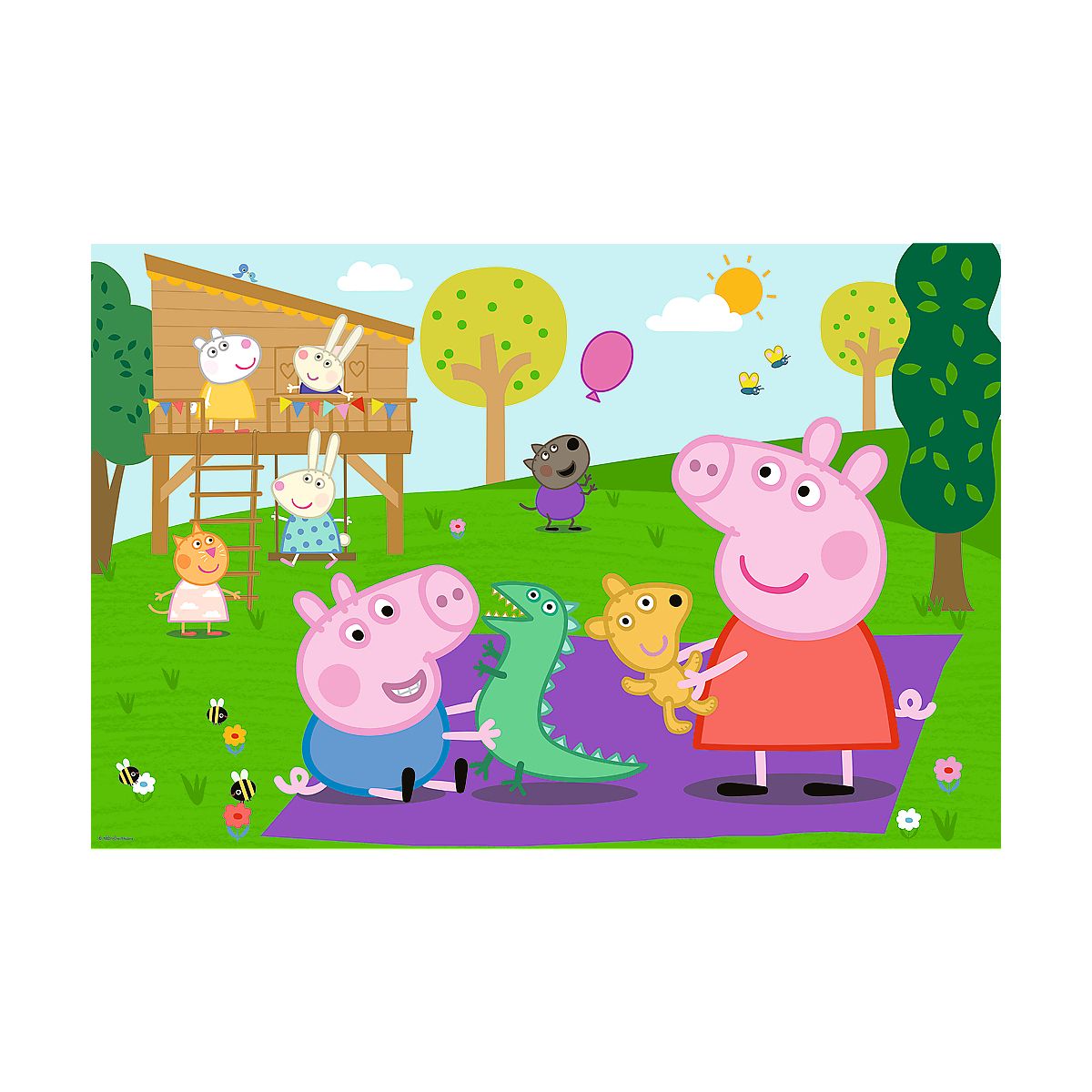 Puzzle Trefl Peppa Pig XXL Zabawy z braciszkiem 60 el. (50011)