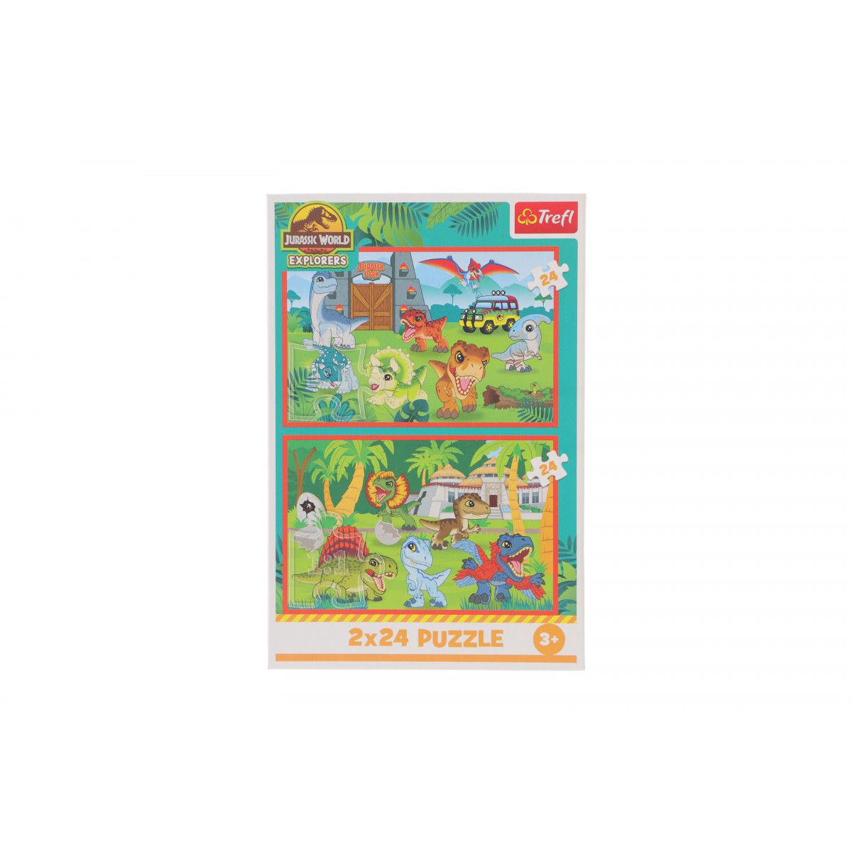 Puzzle Trefl Universal Jurassic World Małe dinozaury 2x24 el. (34437)