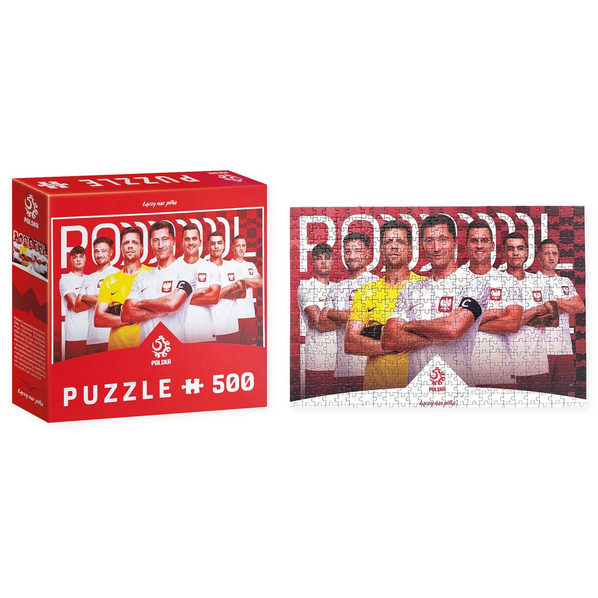 Puzzle Interdruk PZPN 1000   drużyna 500 el. (5902277344687)