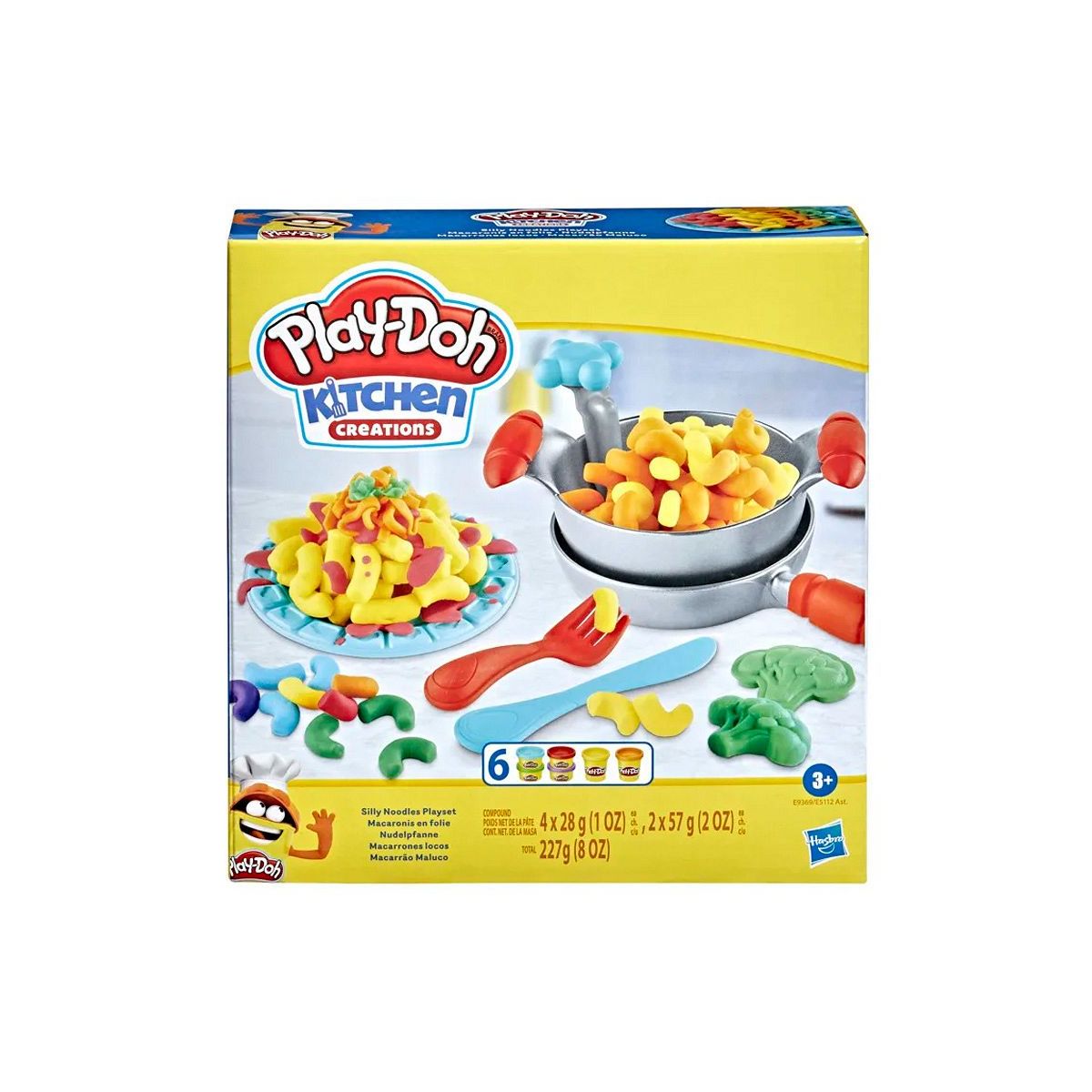 Masa plastyczna dla dzieci Play Doh Zestaw Makaronowy zawrót głowy mix Hasbro (E5112 E9369)