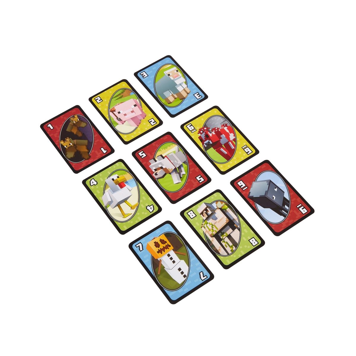 Gra karciana Minecraft Uno Junior Mattel (FPD61)