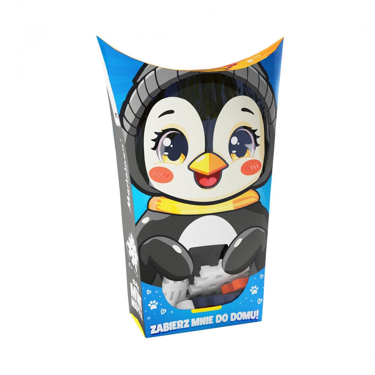 Klocki konstrukcyjne Marioinex Mini Waffle Pocket Pets Pingwin (5903033907153)