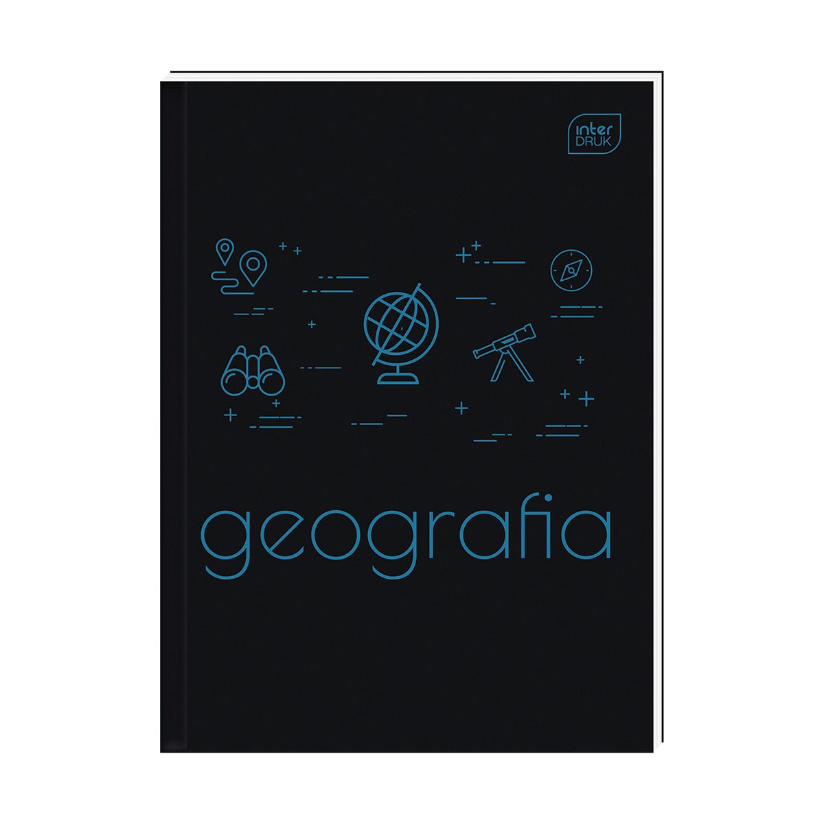 Brulion GEOGRAFIA A5 80k. 70g krata Interdruk
