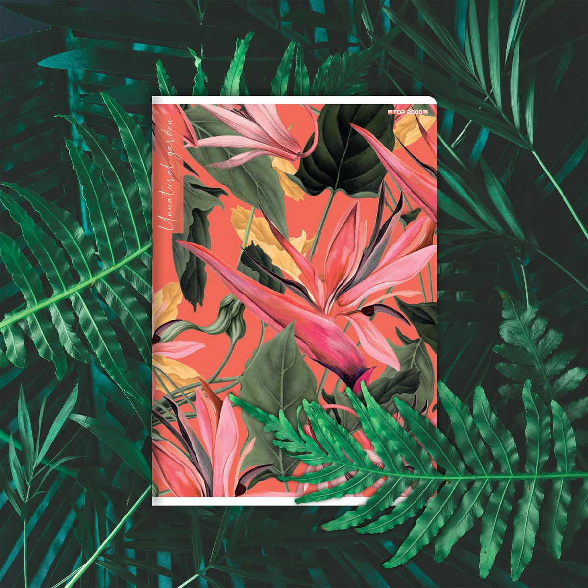 Zeszyt Top 2000 FLOWERS A4 60k. 70g krata (400169430)