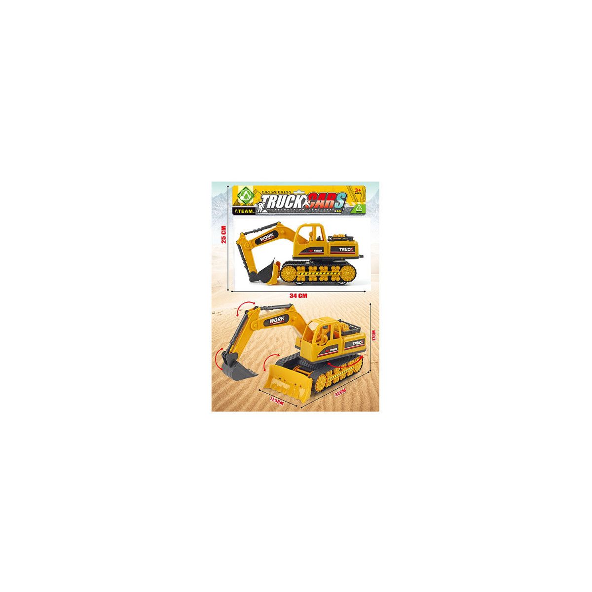 Koparka 32 cm Bigtoys (BA8290)