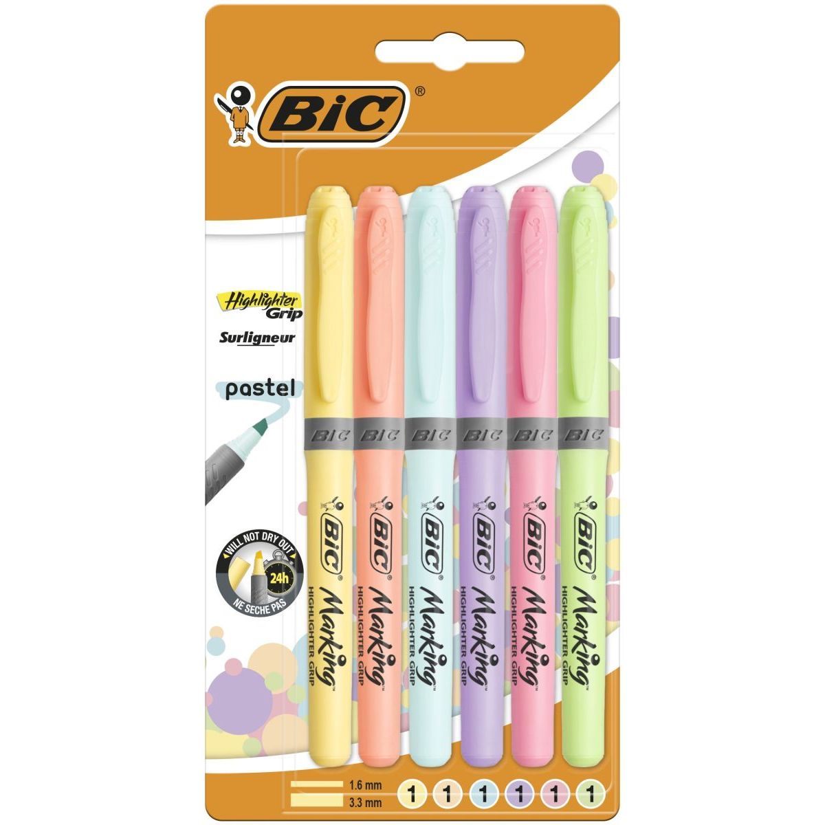 Flamaster Bic Bic Kids 6 kol. (992561)