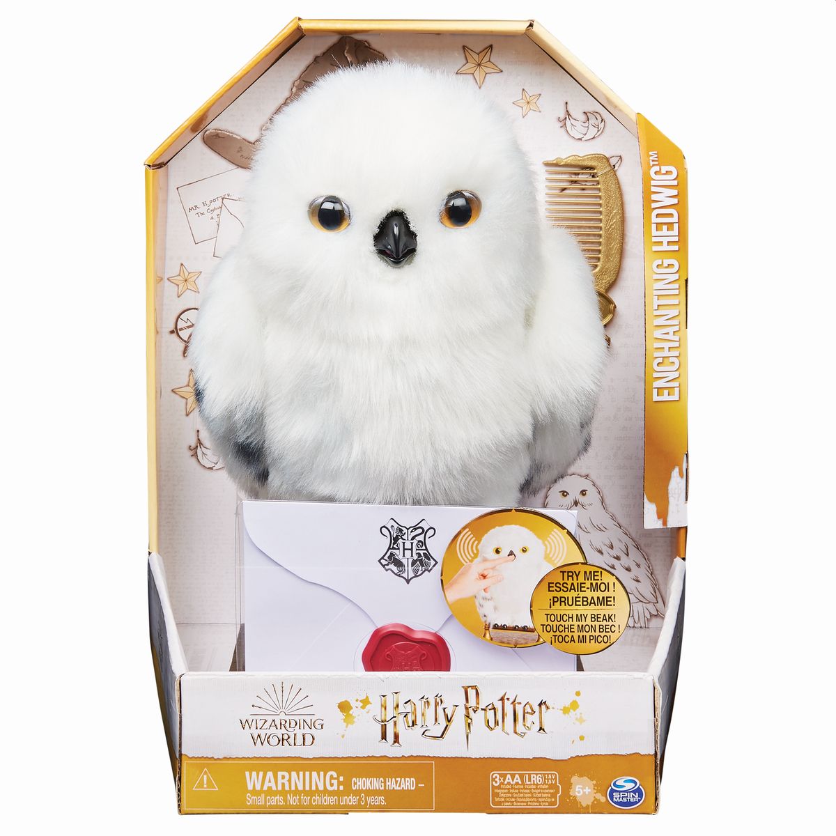 Pluszak interaktywny Harry Potter Hedwiga Spin Master (6061829)