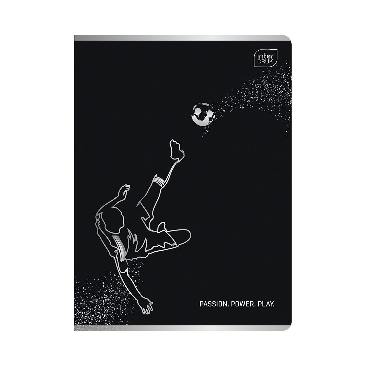 Zeszyt METALIC SPORT A5 60k. 70g linia Interdruk