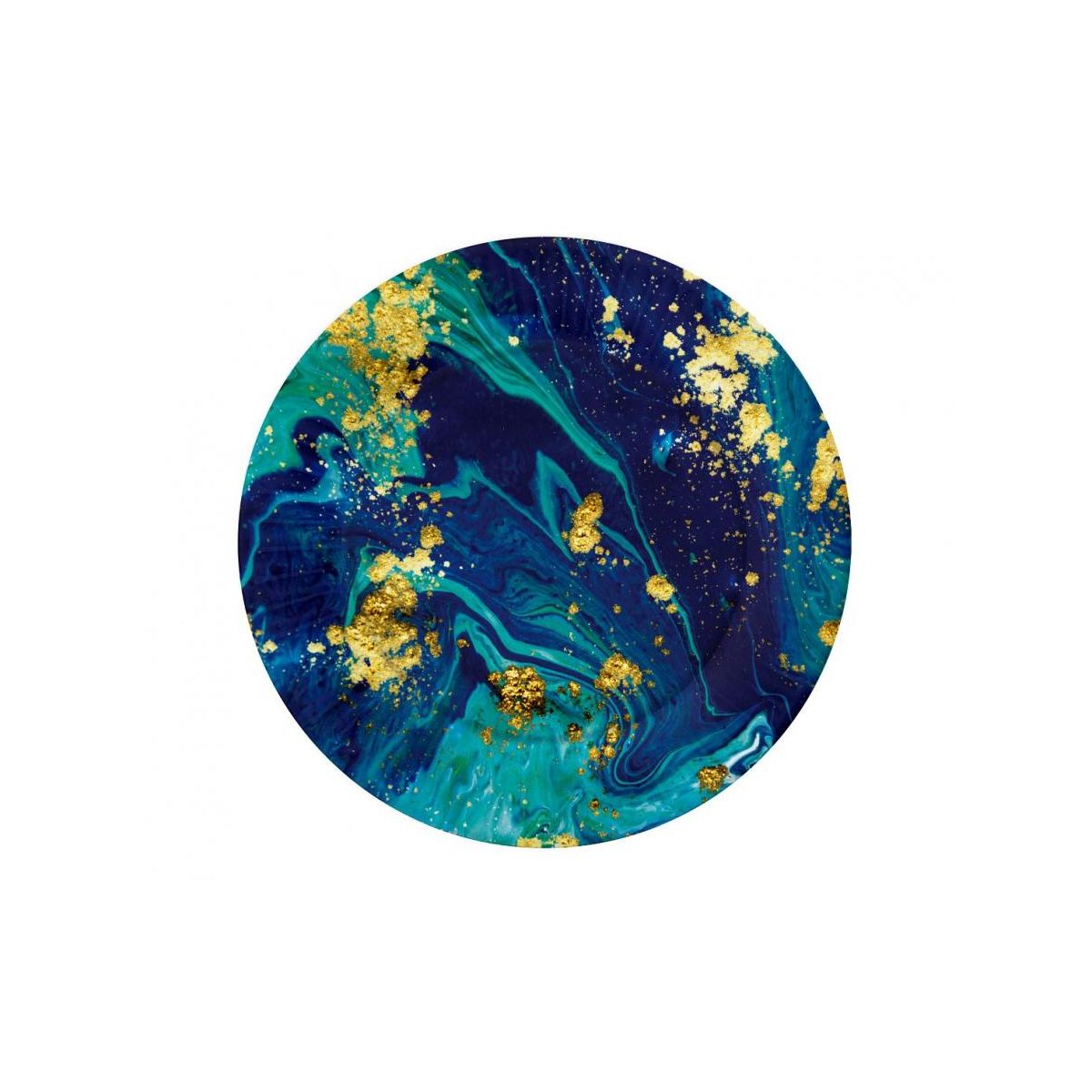 Talerz jednorazowy Godan Midnight Blue papier śr. 180mm 6 szt (PG-TMB7)