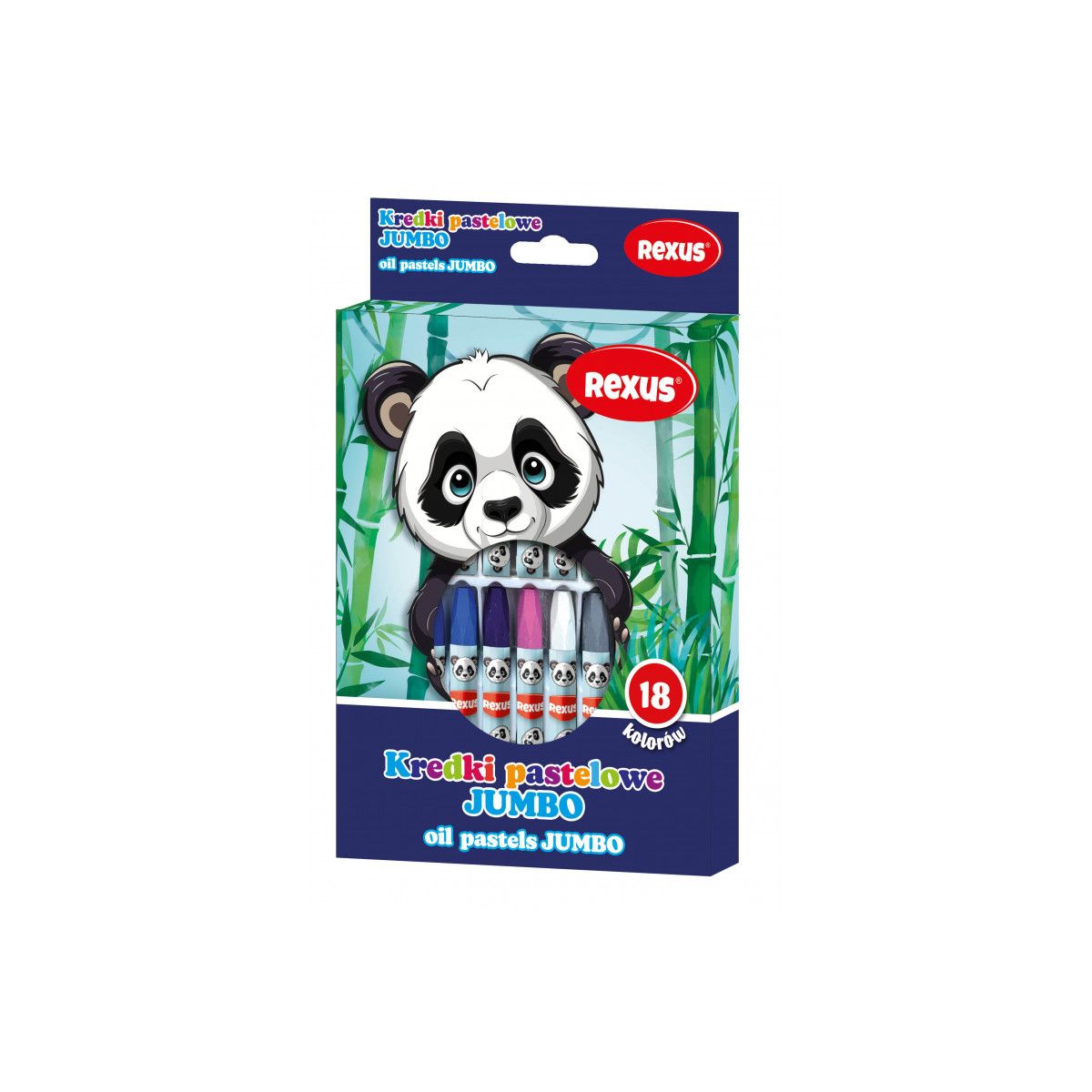 Pastele olejne Rexus Kids 18 kol. (114484)