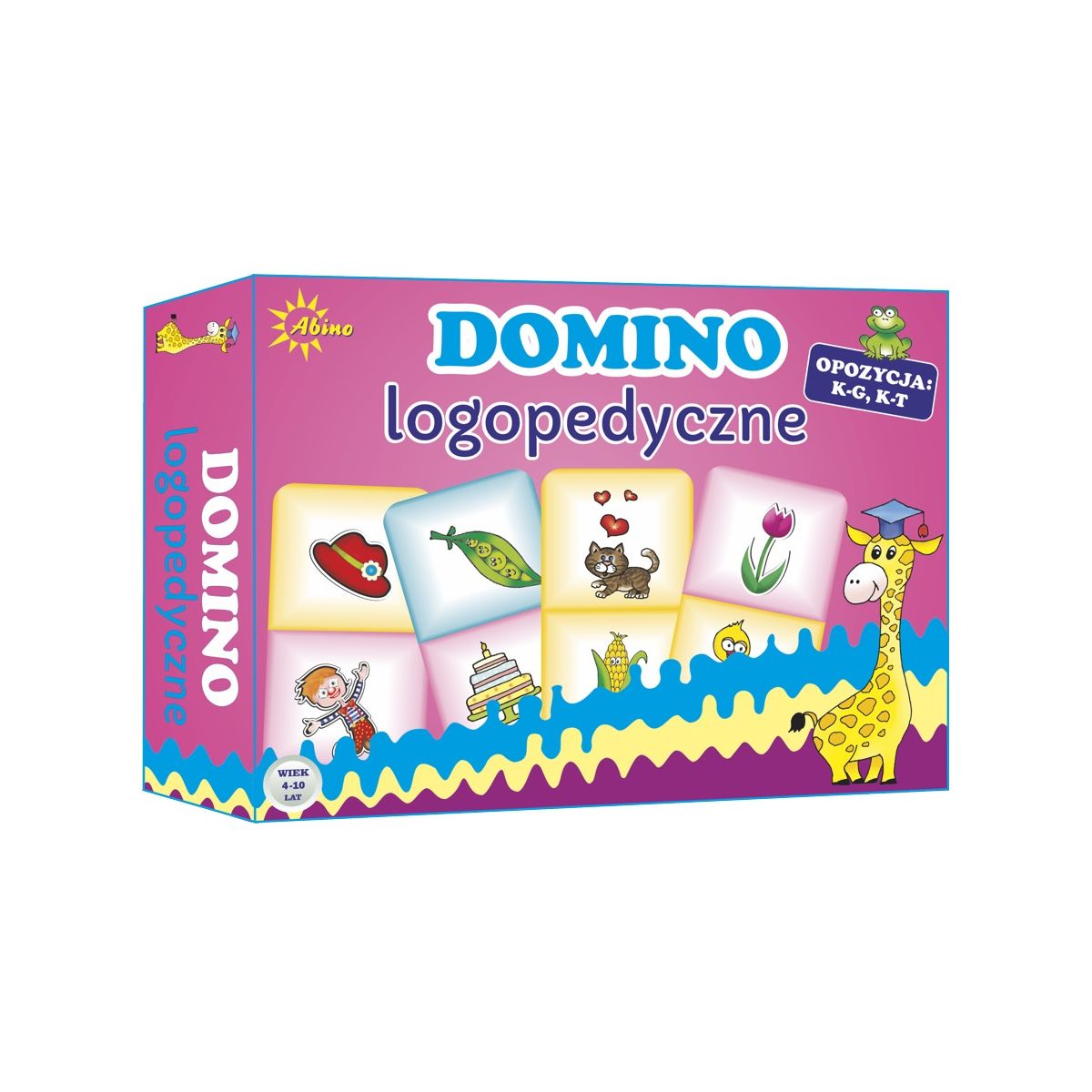 Gra edukacyjna Abino domino logopedyczne domino logopedyczne