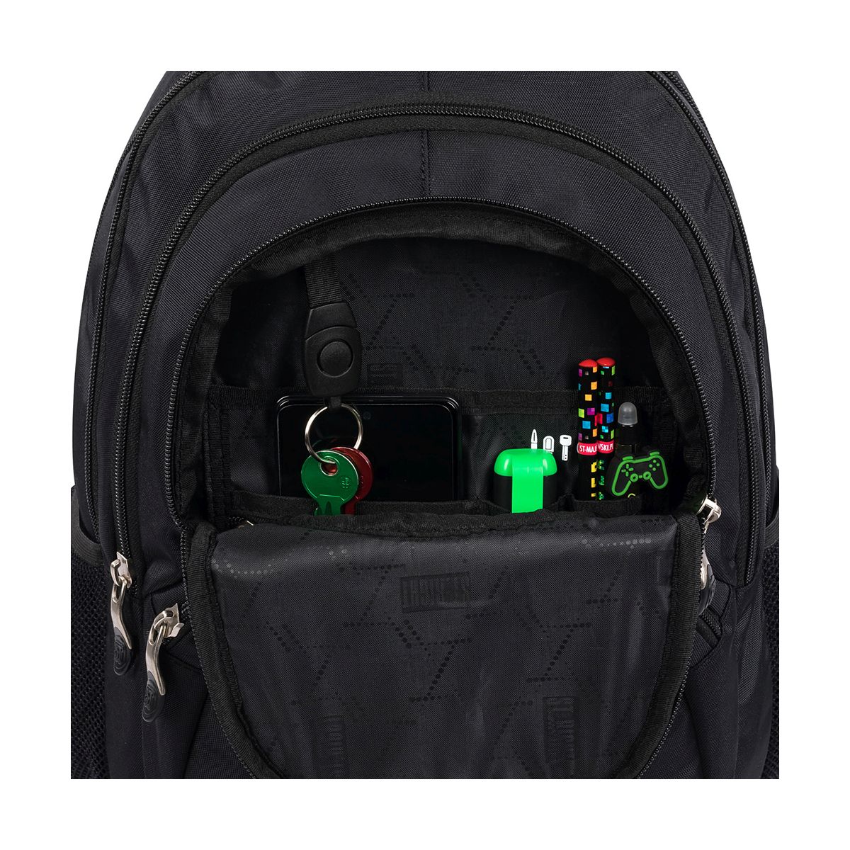 Plecak Stright BLACK VINTAGE 5903235674686 4-KOMORY St.Right (BP-05)