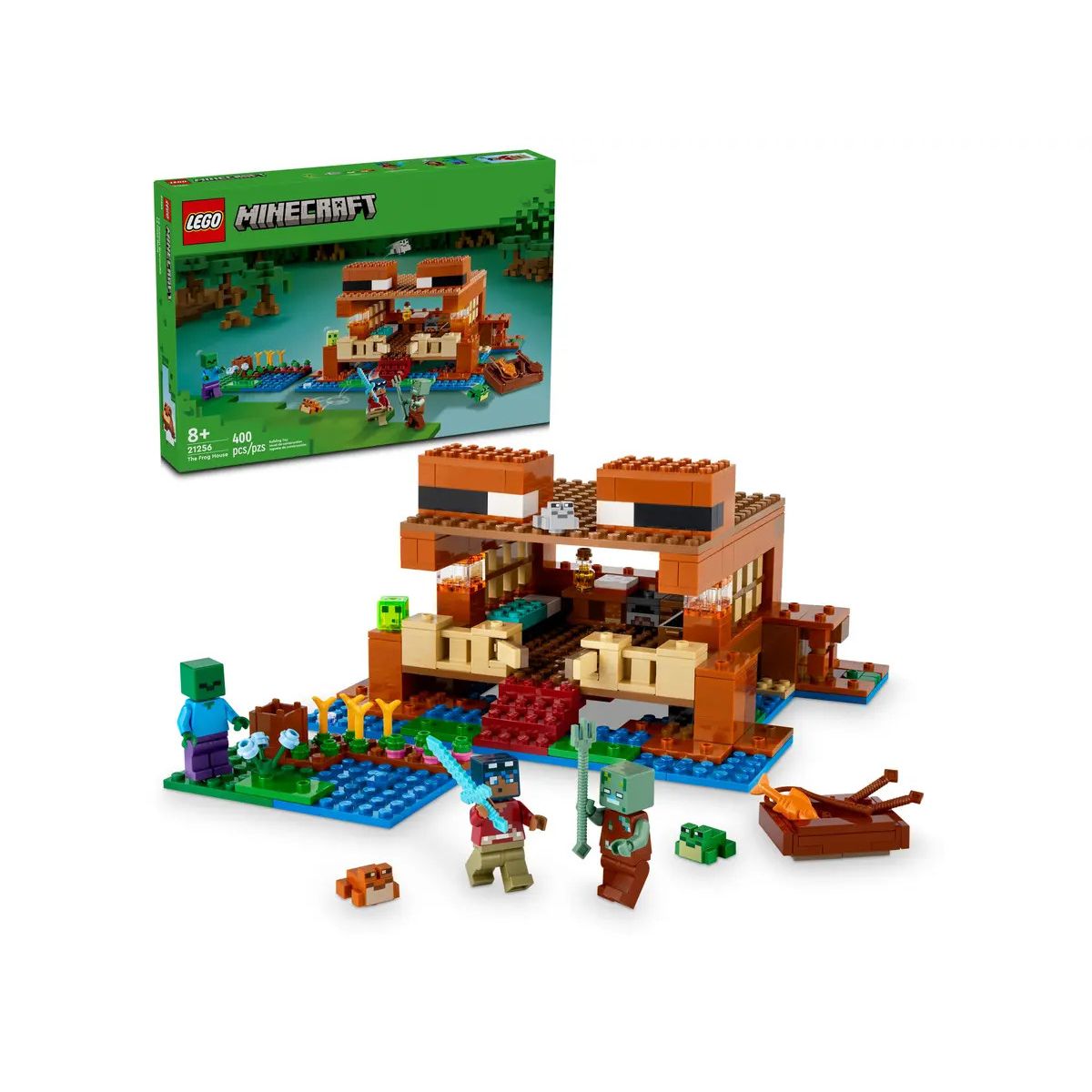 Klocki konstrukcyjne Lego Minecraft Żabi domek (21256)