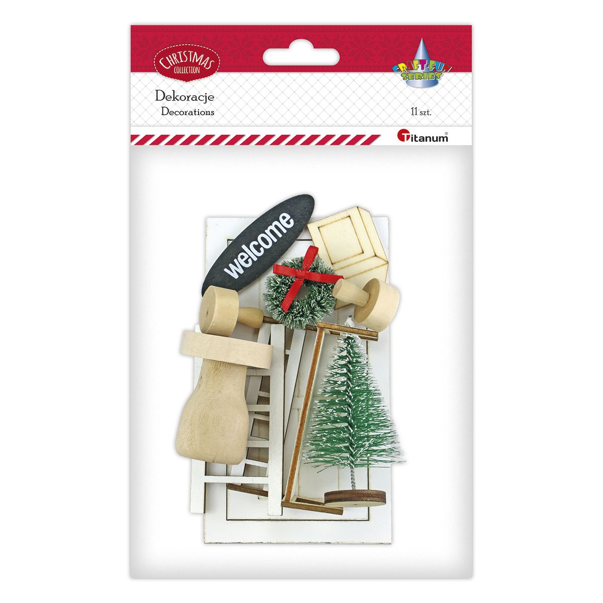 Ozdoba świąteczna Craft-Fun Series wejście dla Elfów Titanum (25BJ033152)