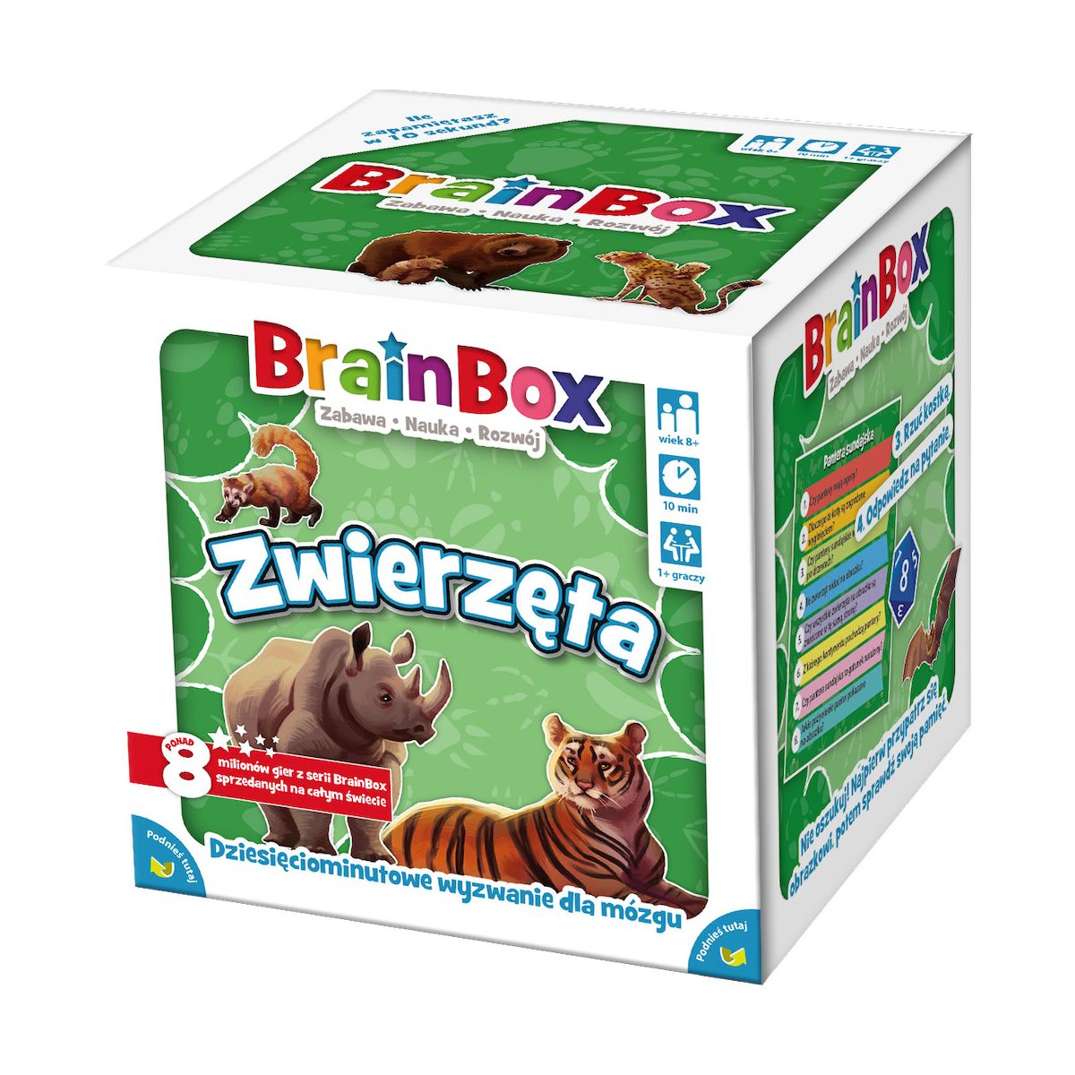 Gra edukacyjna Rebel BrainBox - Zwierzęta (5902650619968)
