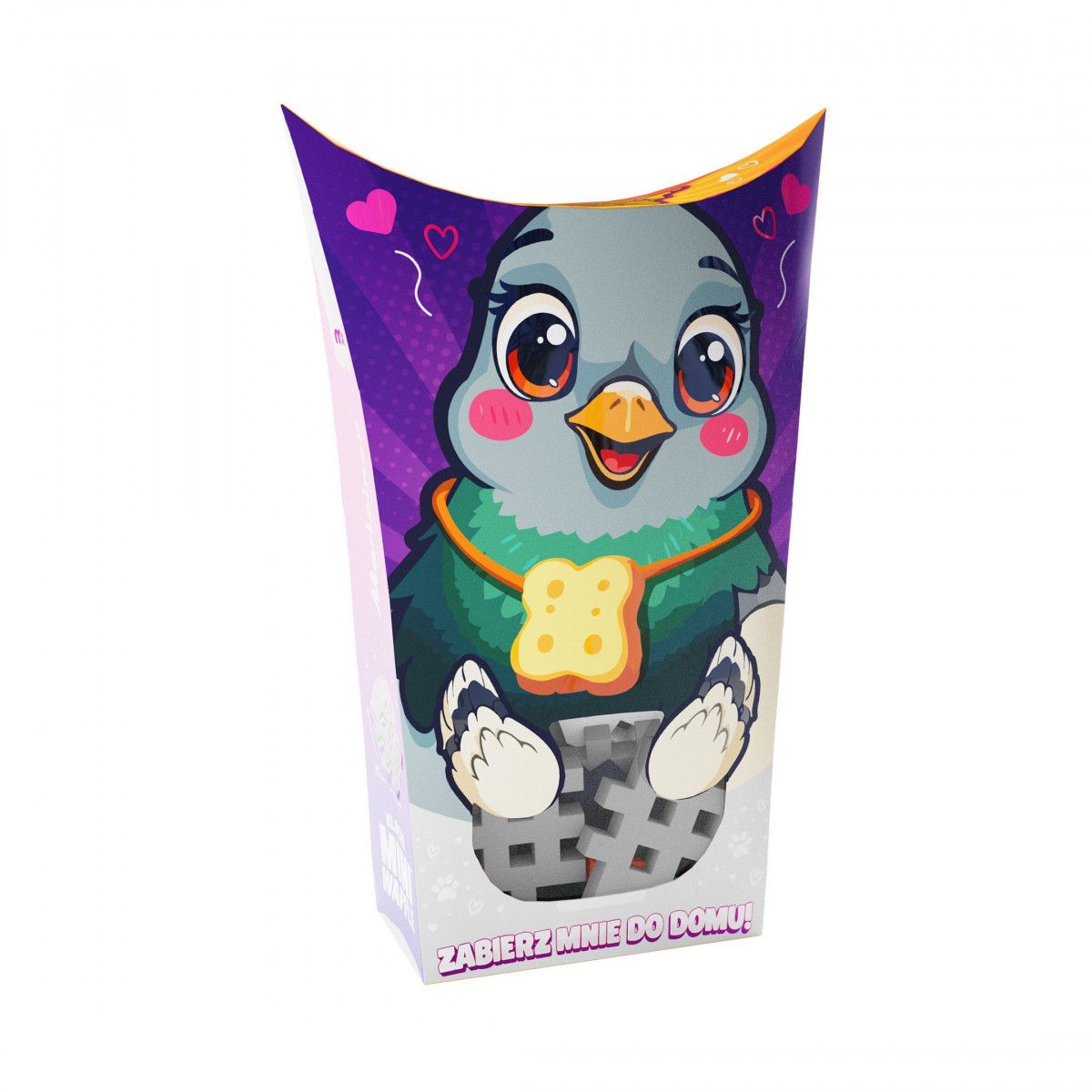 Klocki konstrukcyjne Marioinex Mini Waffle Pocket Pets Gołąb (5903033907177)