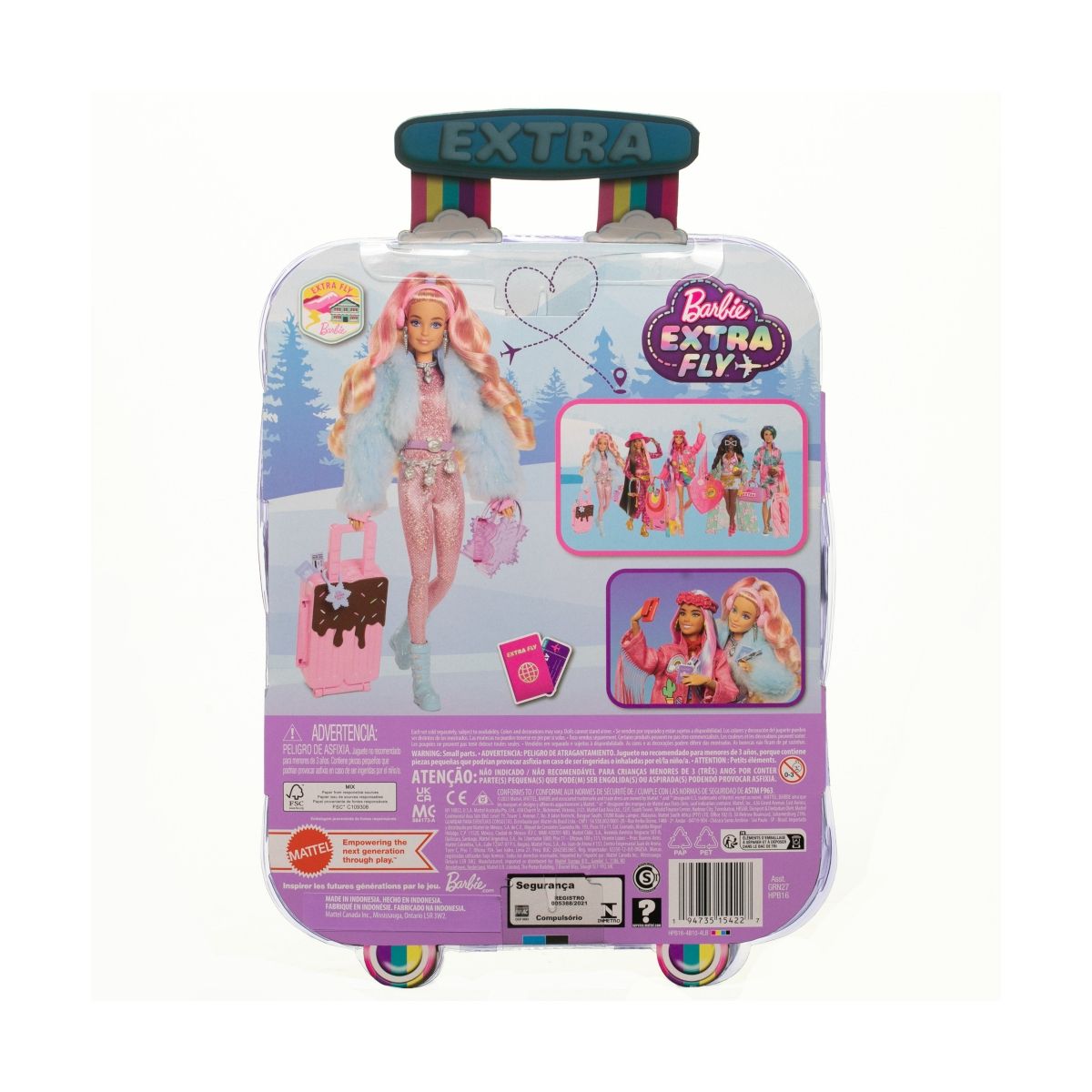 Lalka Barbie Extra Fly zimowa [mm:] 290 (HPB16)