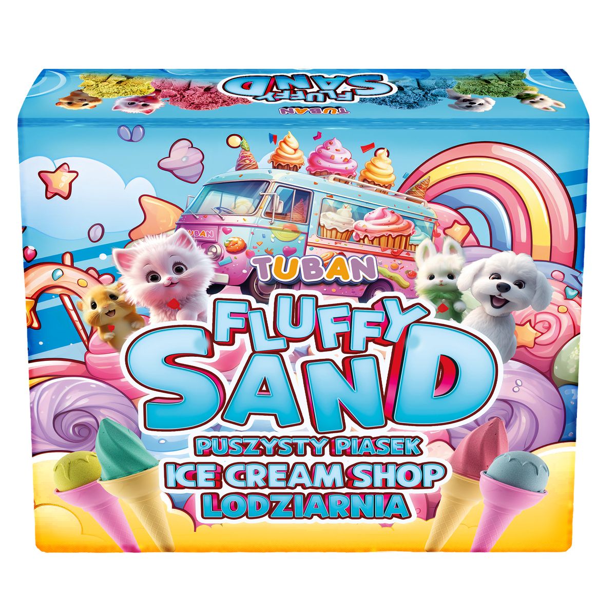 Piasek kinetyczny Fluffy Sand LODZIARNIA Tuban (3788)