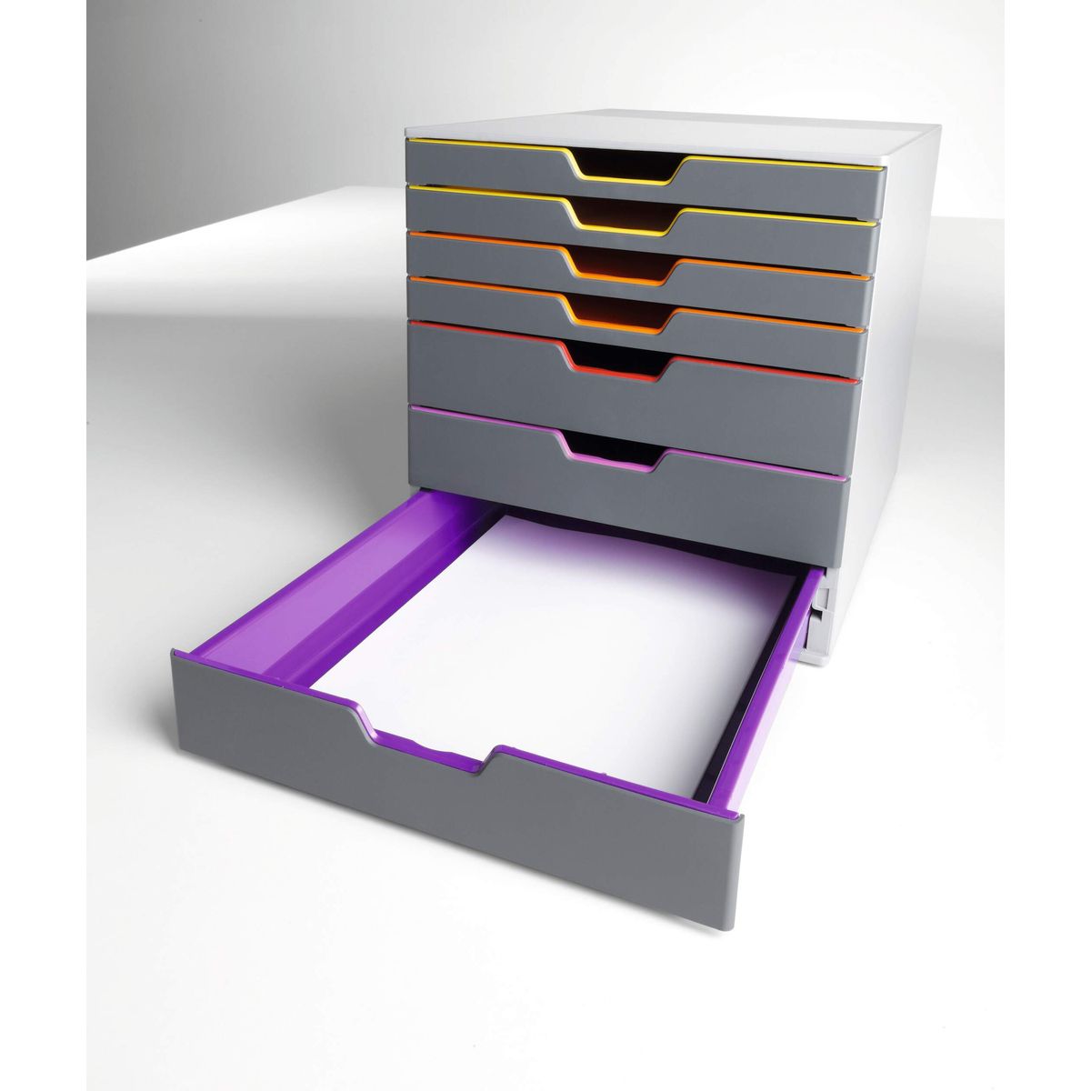 Pojemnik z szufladami Durable szary 5 szuflad (760627)