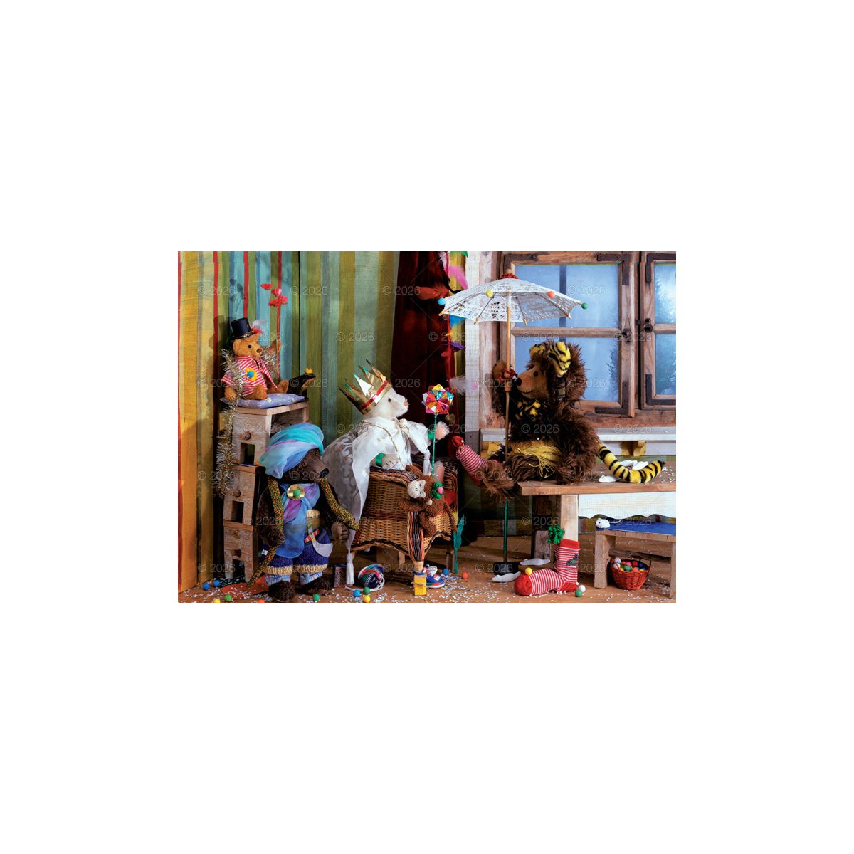 Kalendarz ścienny MISIE rodzinny 280mm x 200mm Lucrum (WL11)