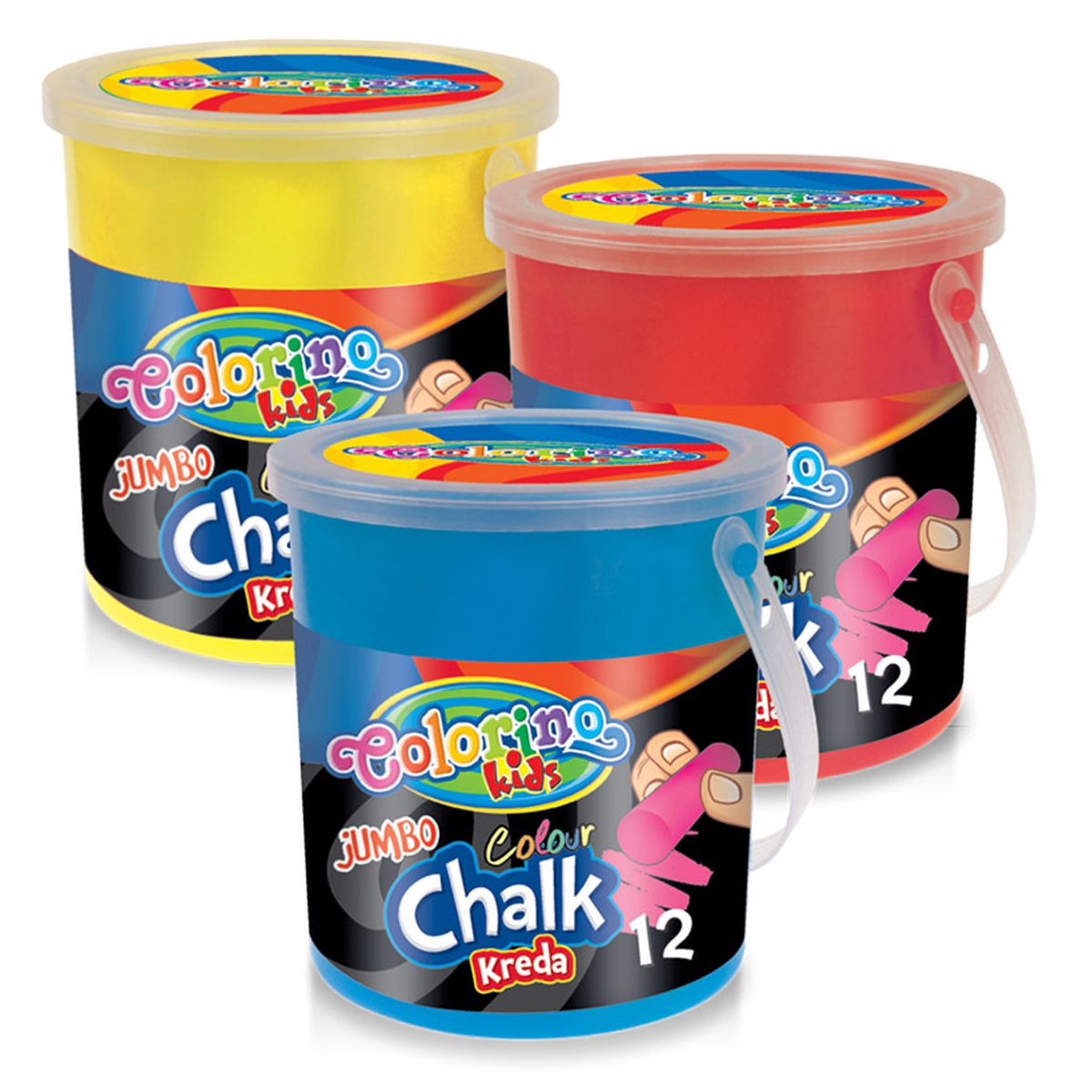 Kreda Patio colorino kolor: mix 12 szt (32988)