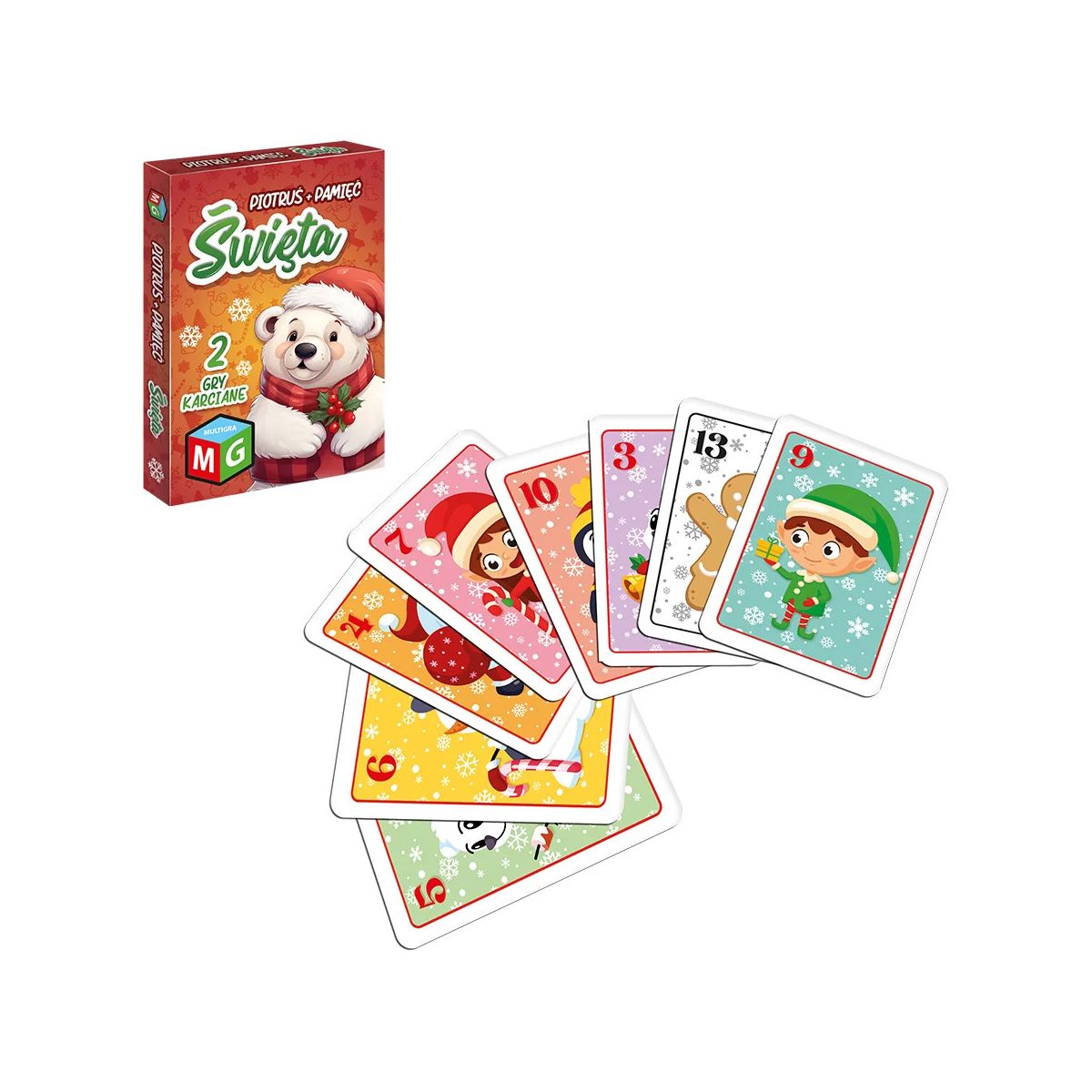 Karty Piotruś święta Multigra (0521) 25 sztuk