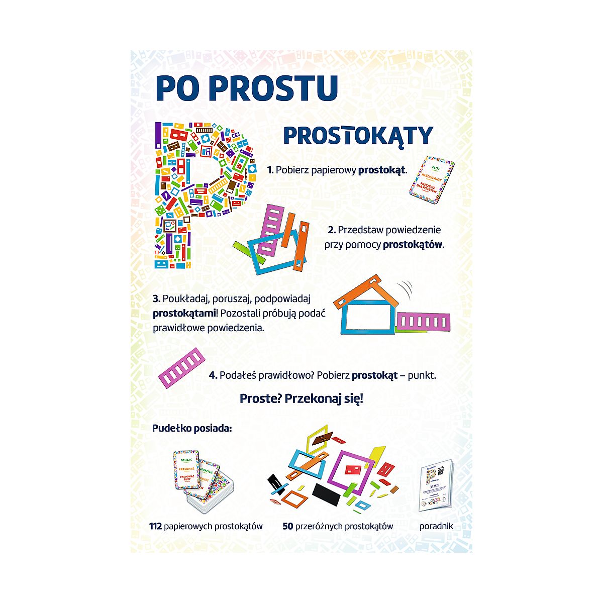 Gra strategiczna Trefl Po prostu P Prostokąty" Po prostu P Prostokąty (02437)