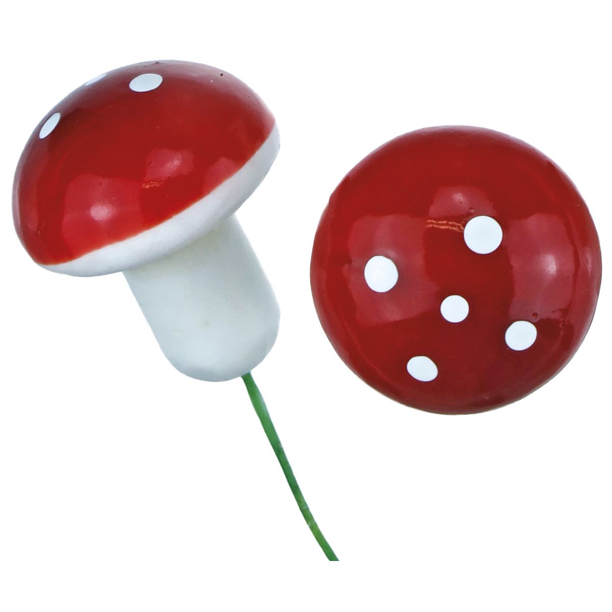 Ozdoba styropianowa Craft-Fun Series muchomor na druciku Titanum (20CR0312-63)